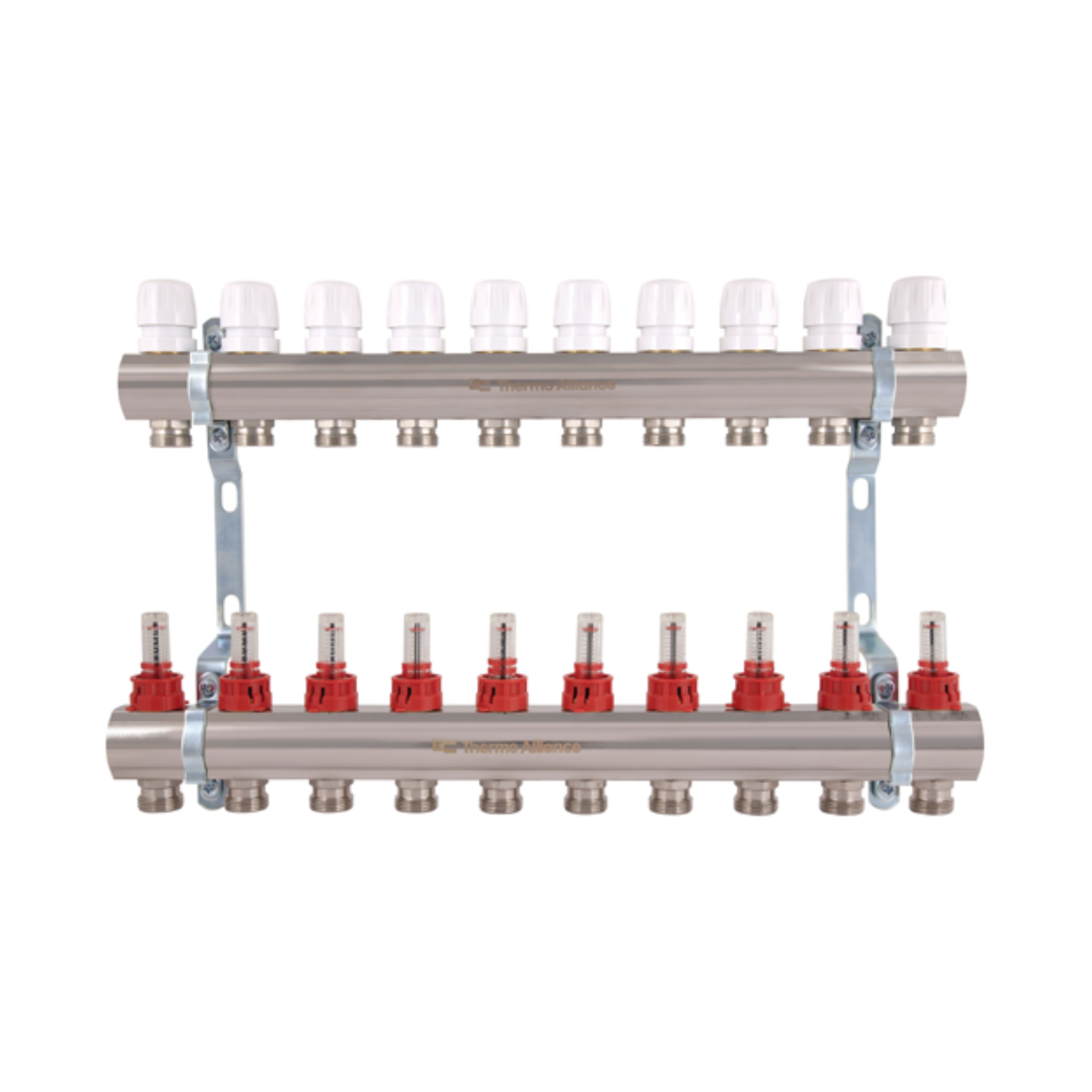 Колектор з витратомірами Thermo Alliance Standart 1" 10 виходів SD235W10