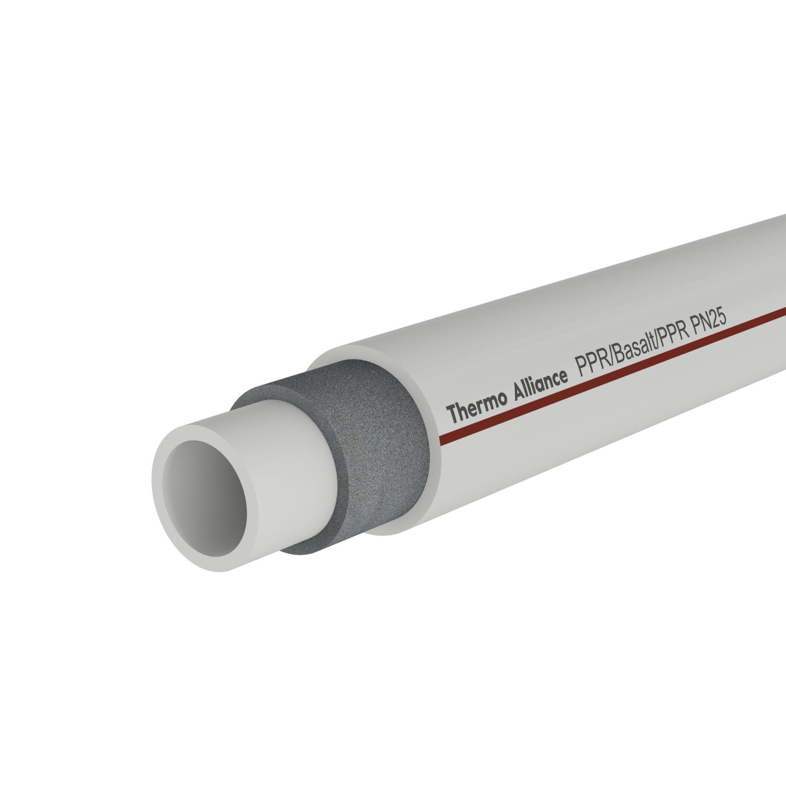 Труба PPR Thermo Alliance Fiberglass армована скловолокном 25