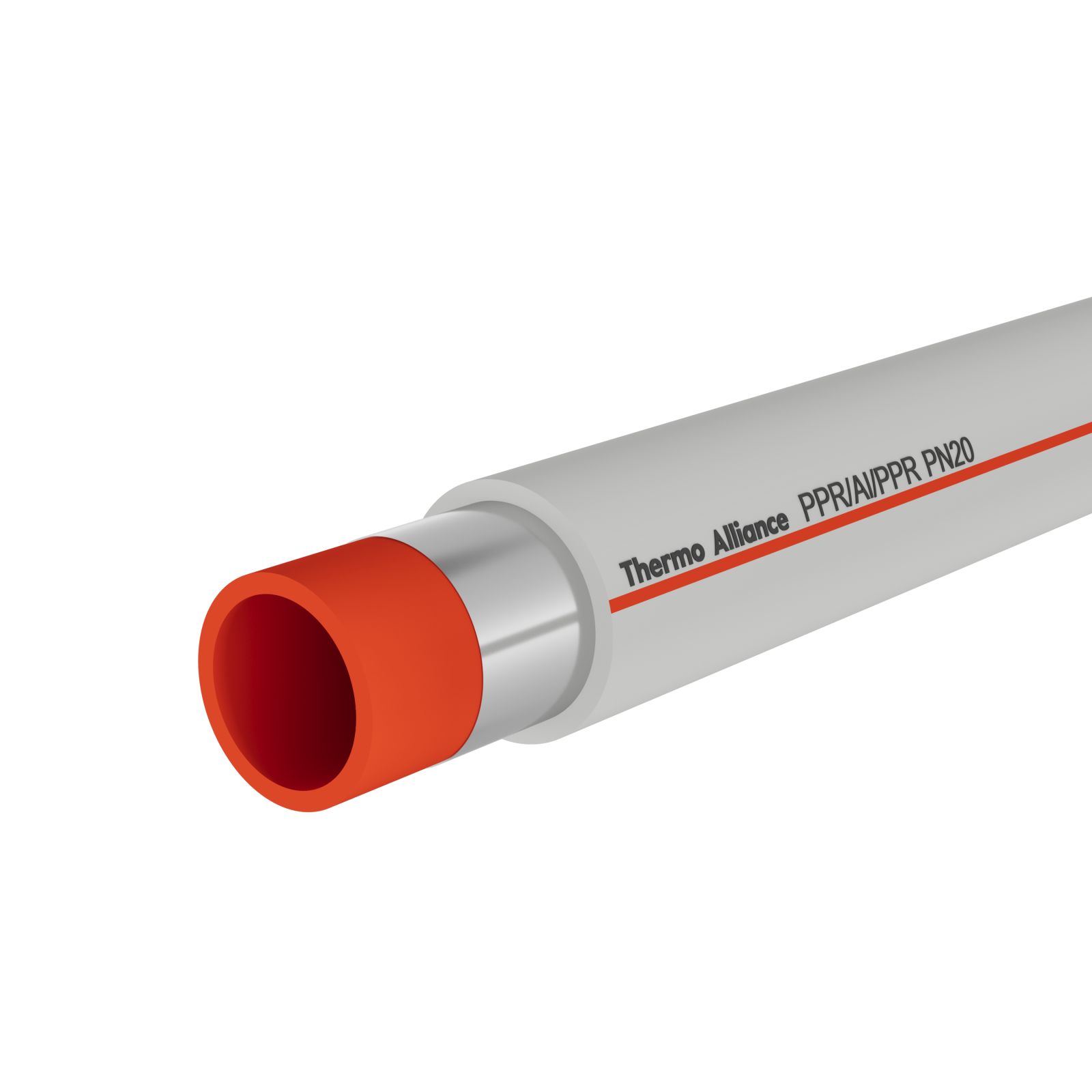 Труба PPR Thermo Alliance PPR/AL/PPR армована алюмінієм 40