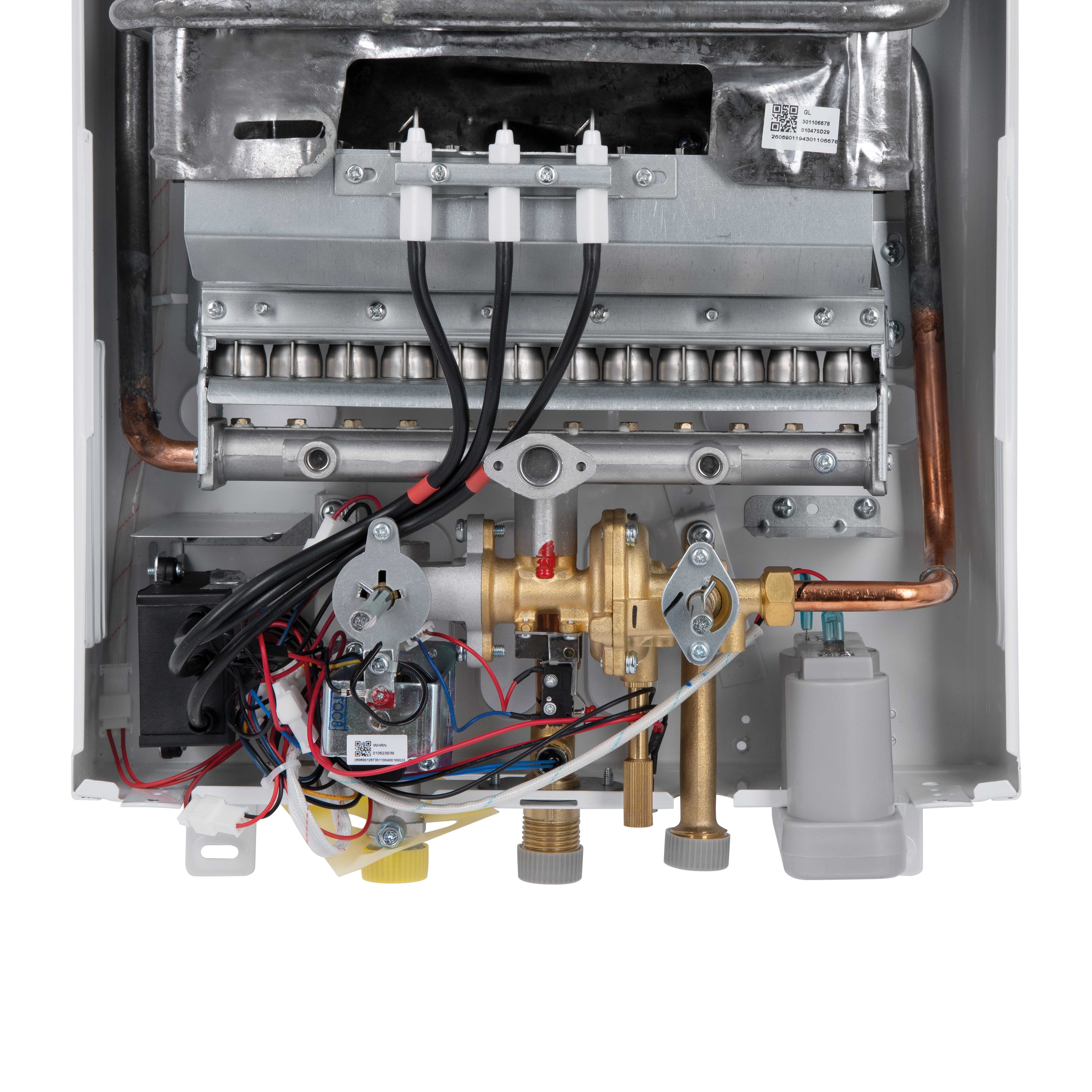 Колонка газова димохідна Thermo Alliance JSD20-10GD 10 л панель скляна Black, фото 8