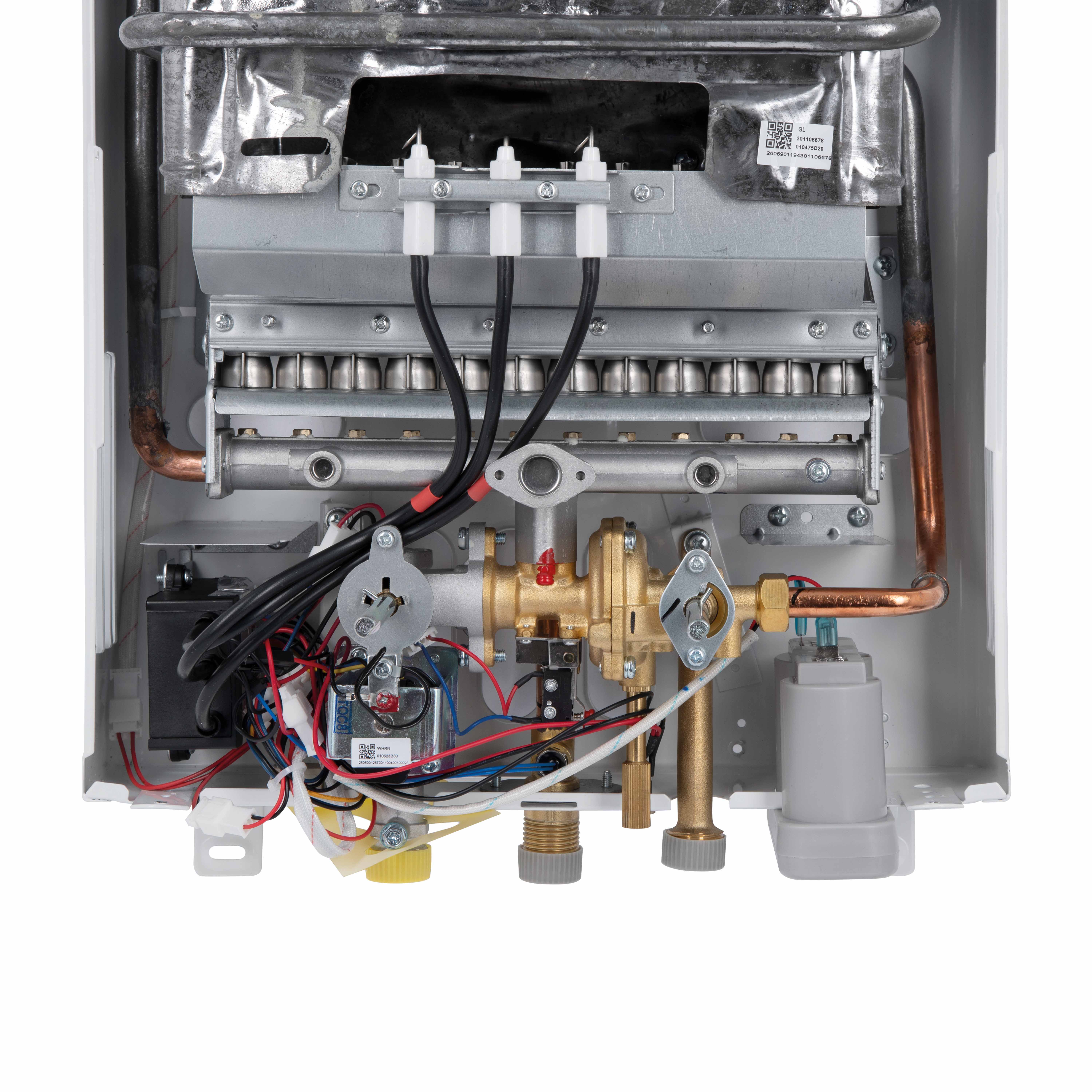 Колонка газова димохідна Thermo Alliance JSD20-10GE 10 л панель скляна White, фото 8