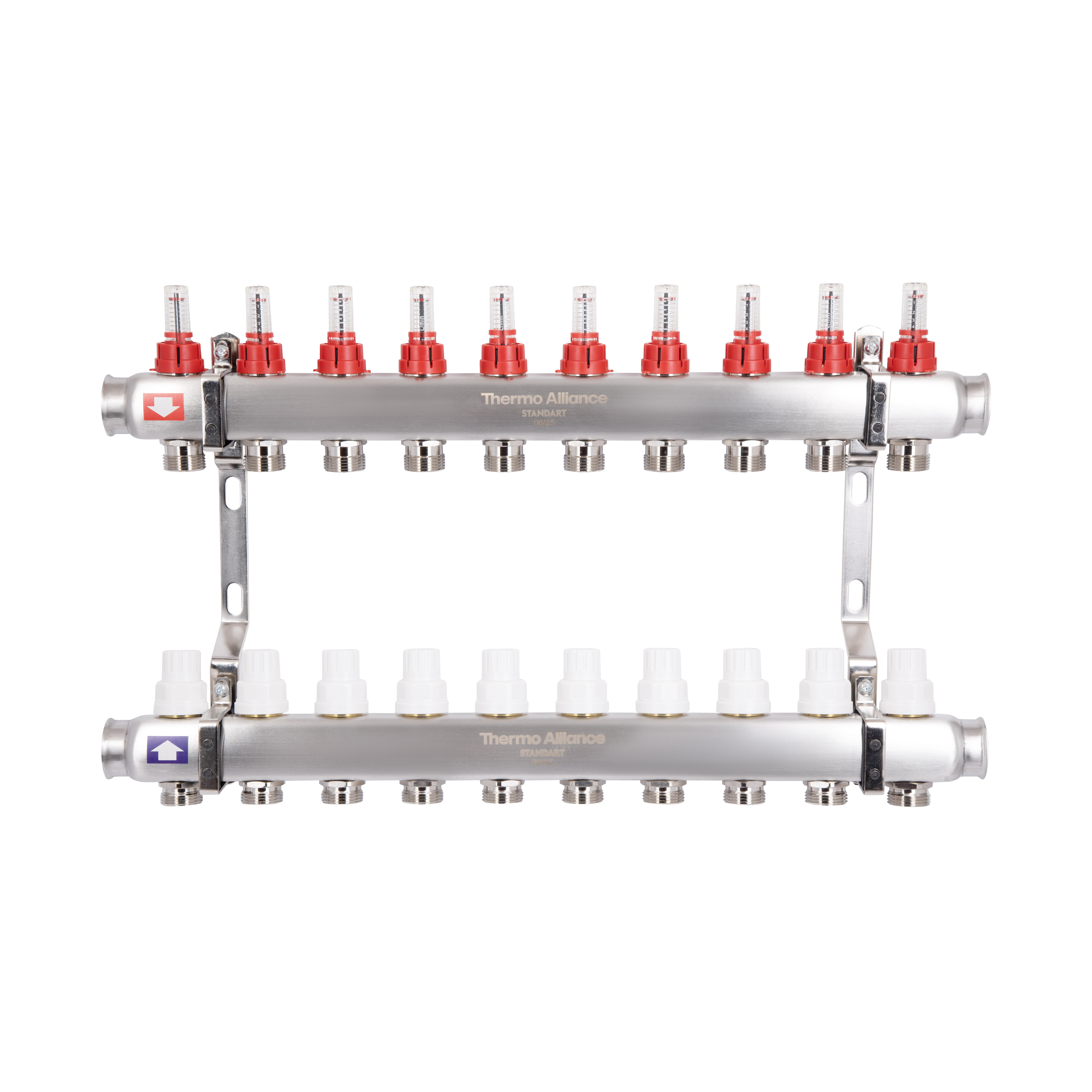 Колектор з витратомірами Thermo Alliance Standart 1" 10 виходів SD00410