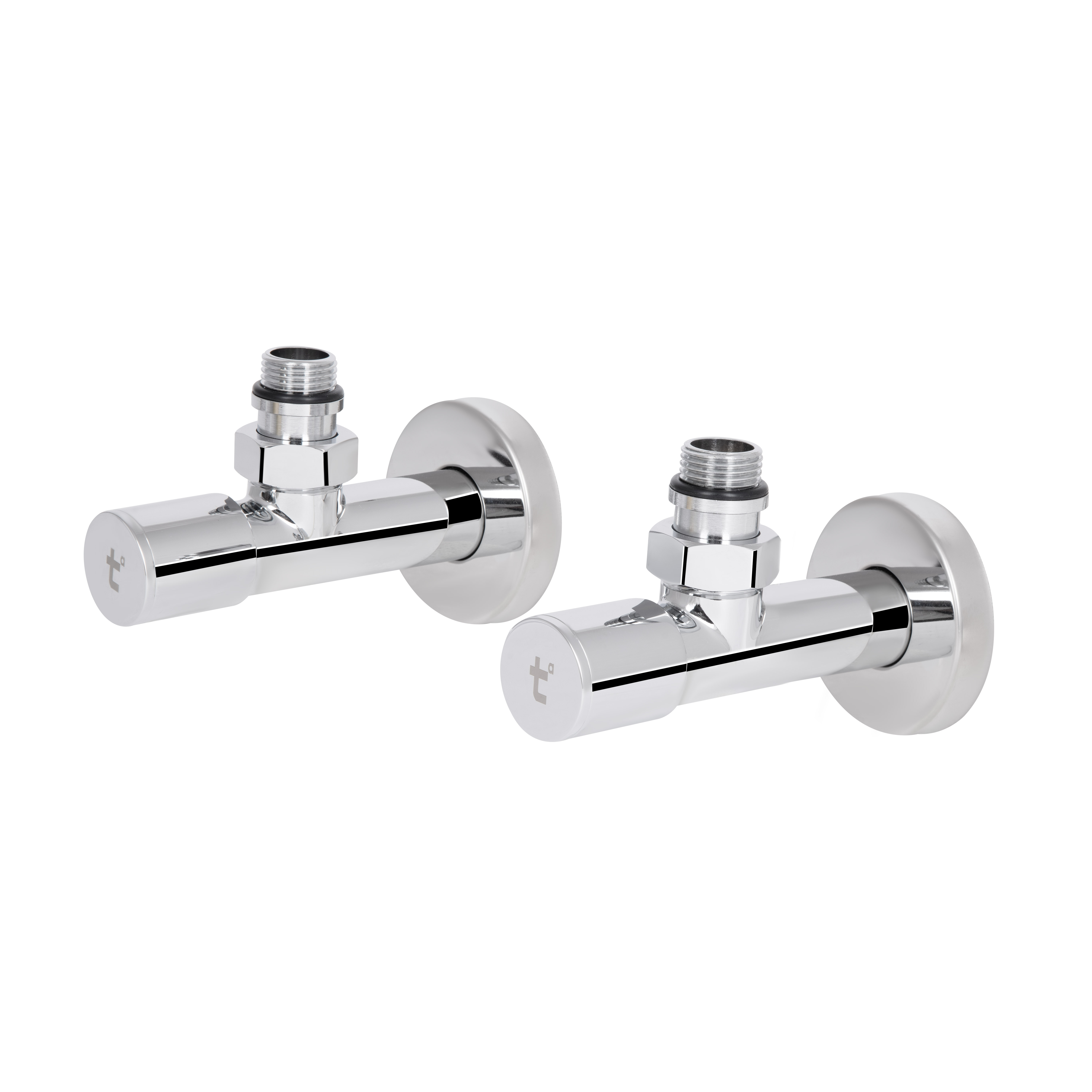 Комплект кранів Thermo Alliance Standart 1/2" НР для рушникосушарки кутовий SF395W15