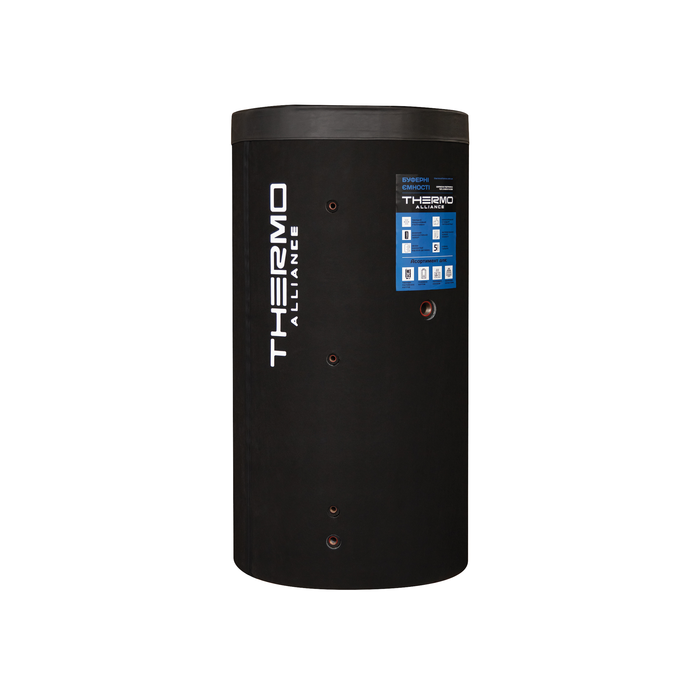 Теплоакумулятор Thermo Alliance TA-ТАМ-00 500 з ізоляцією 80 мм