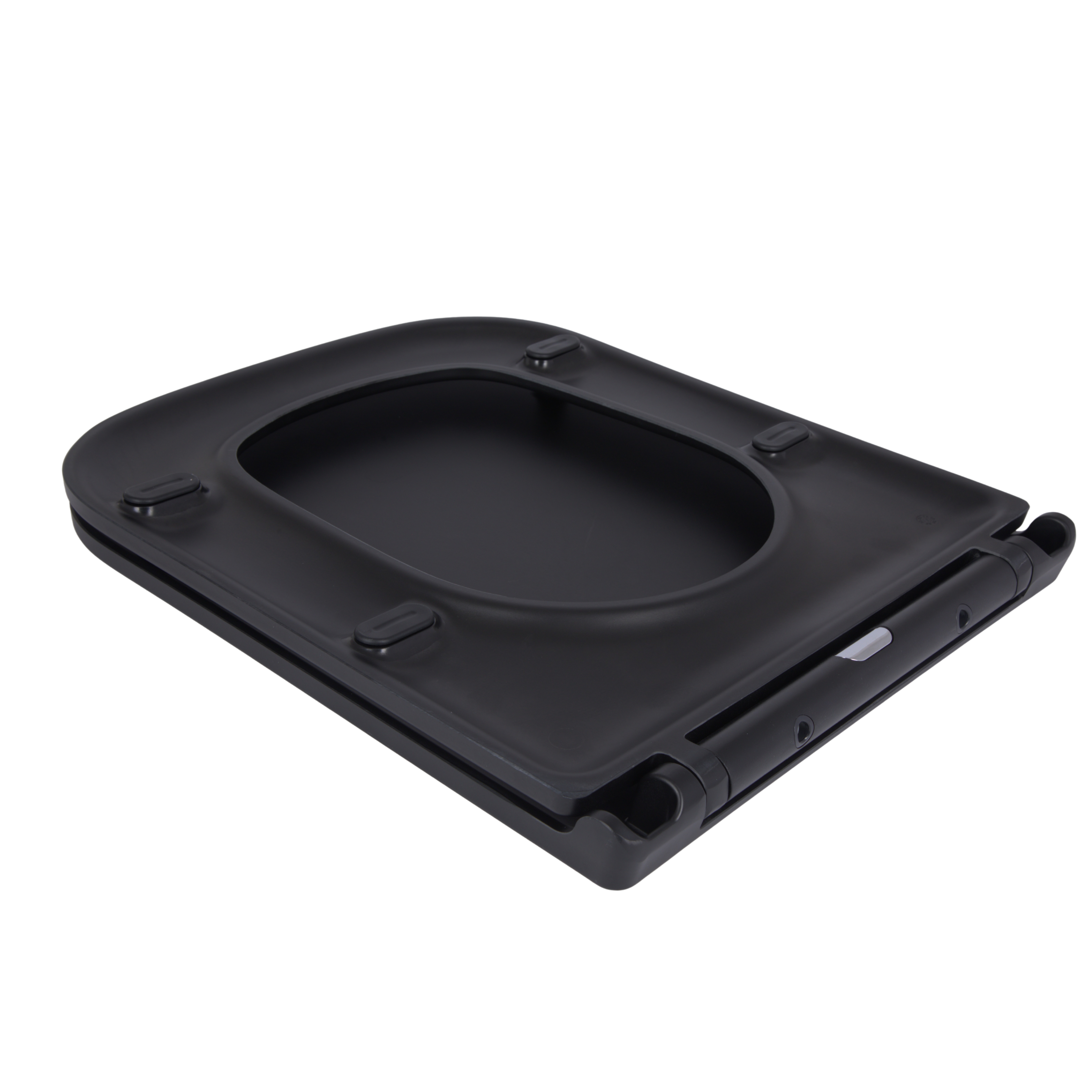 Сидіння для унітаза Qtap Tern 420х340х35 мм, Matt Black, з мікроліфтом, Slim Duroplast, Quick Release QT99HY2322MB — фото4