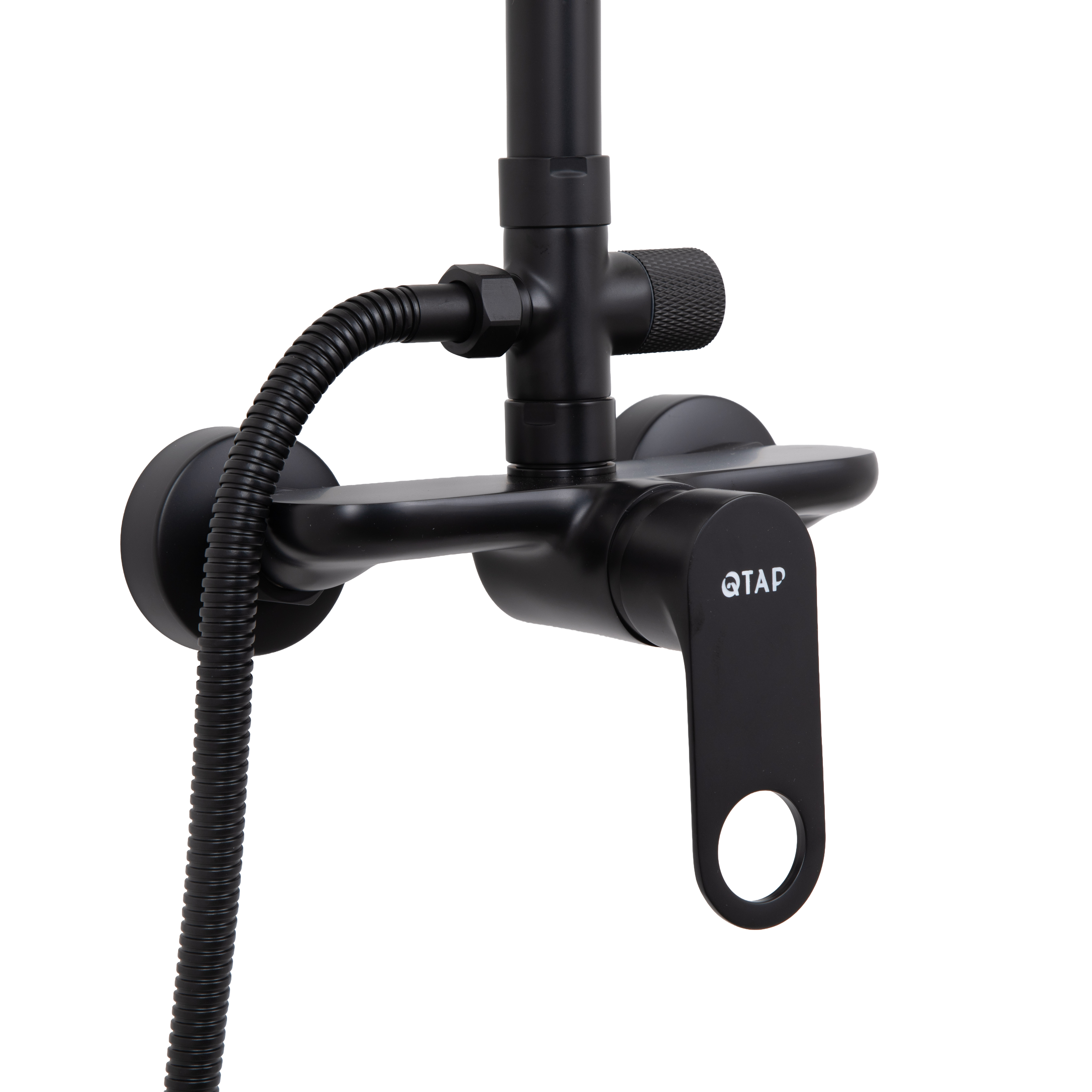 Душевая система для душа Qtap Jay QTJAY110BLM45550 Black Matt — фото3