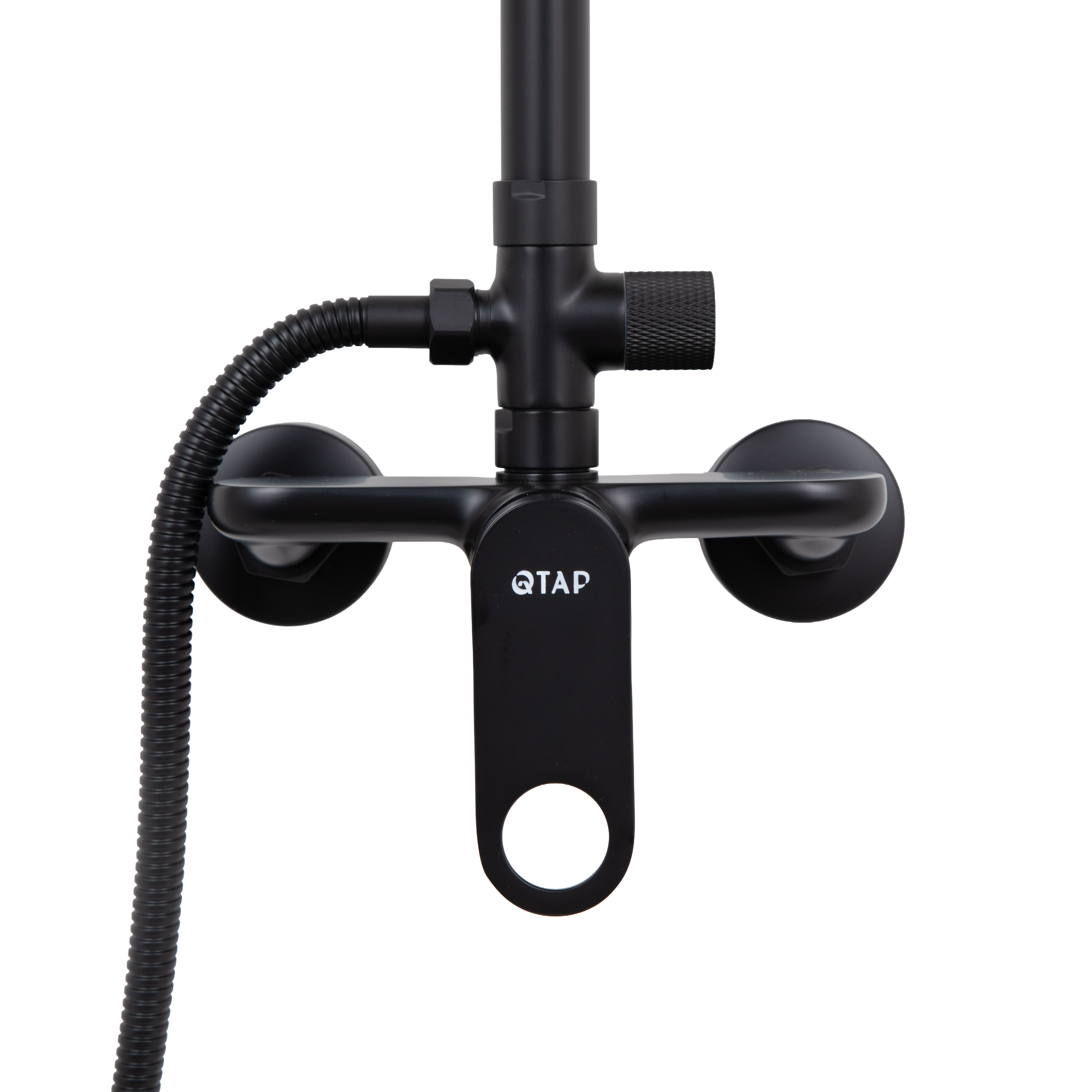 Душевая система для душа Qtap Jay QTJAY110BLM45550 Black Matt — фото4