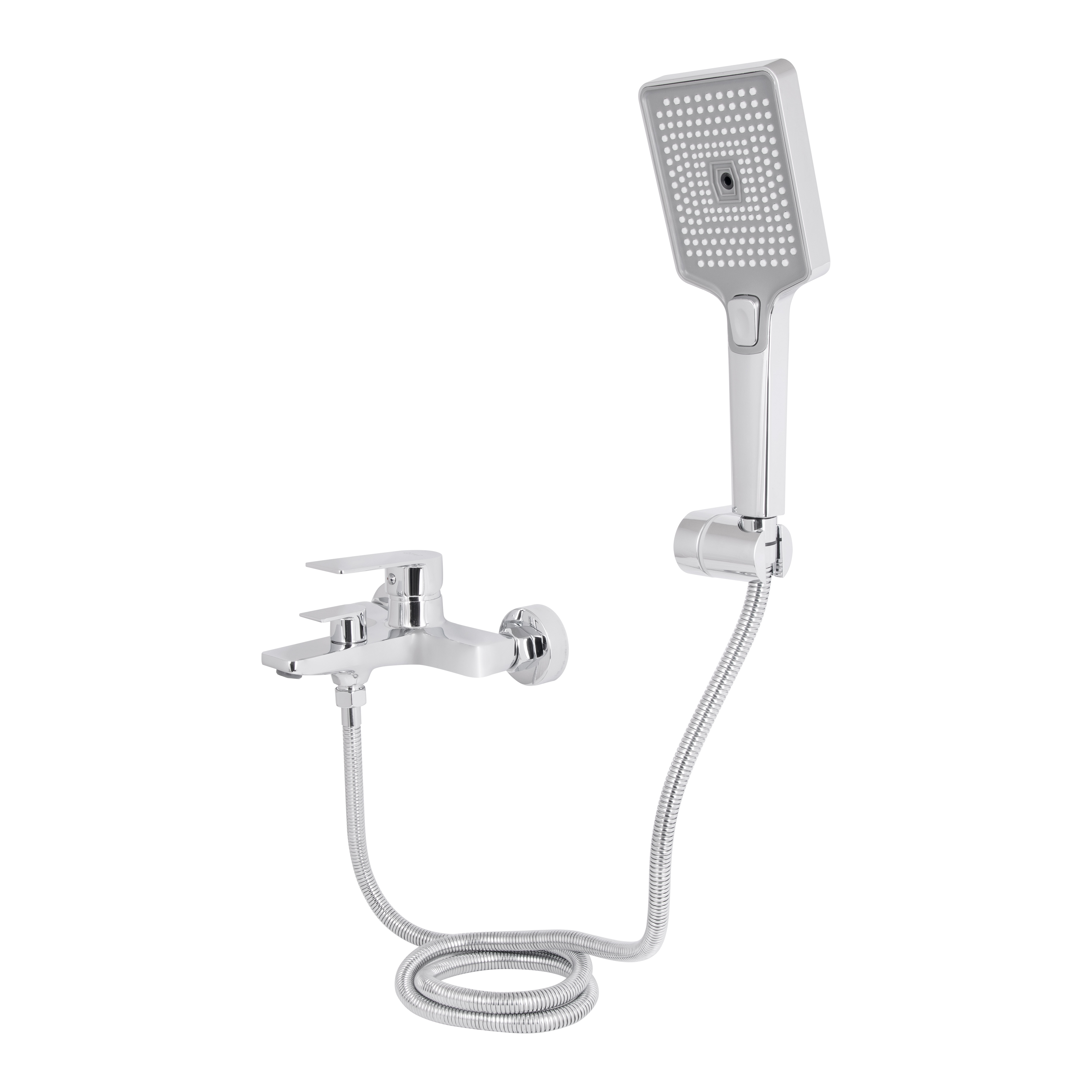 Смеситель для ванны Qtap Aries (c душевым гарнитуром) QTARI259CRM45559 Chrome — фото3