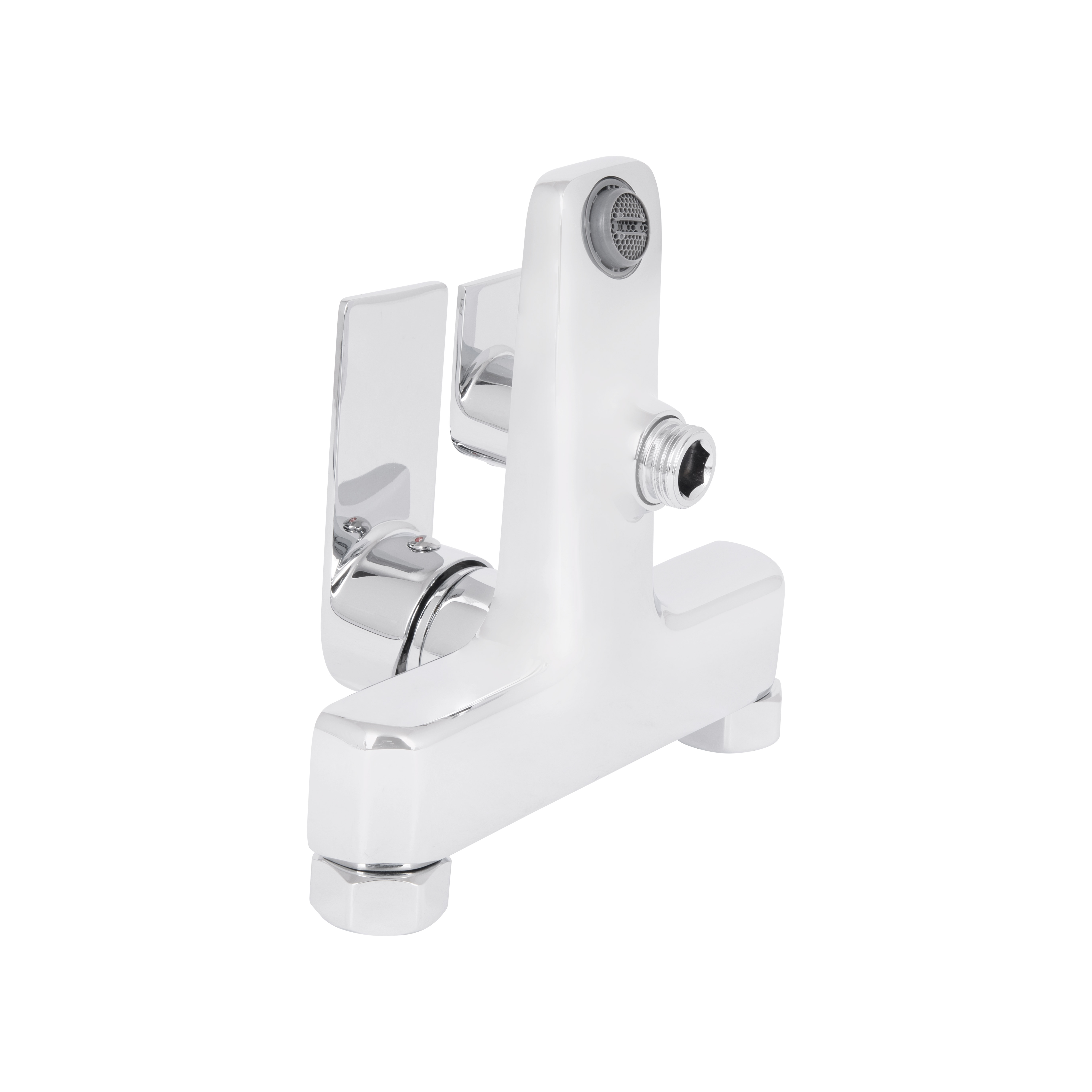 Смеситель для ванны Qtap Aries (c душевым гарнитуром) QTARI259CRM45559 Chrome — фото4