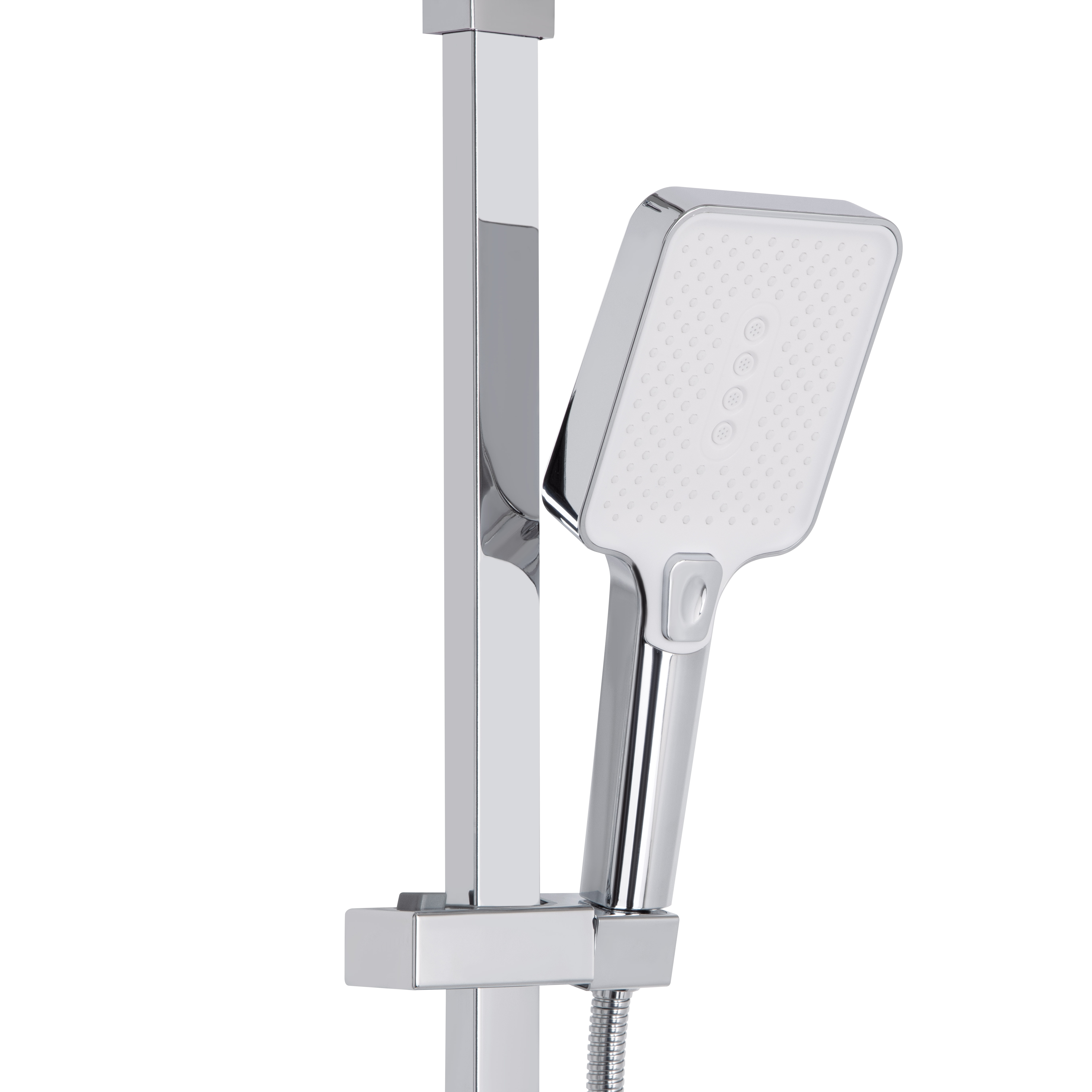 Душова система універсальна Qtap Swan Cascada на три споживачі (з виливом) QTSWA111CRW45570 Chrome/White — фото5