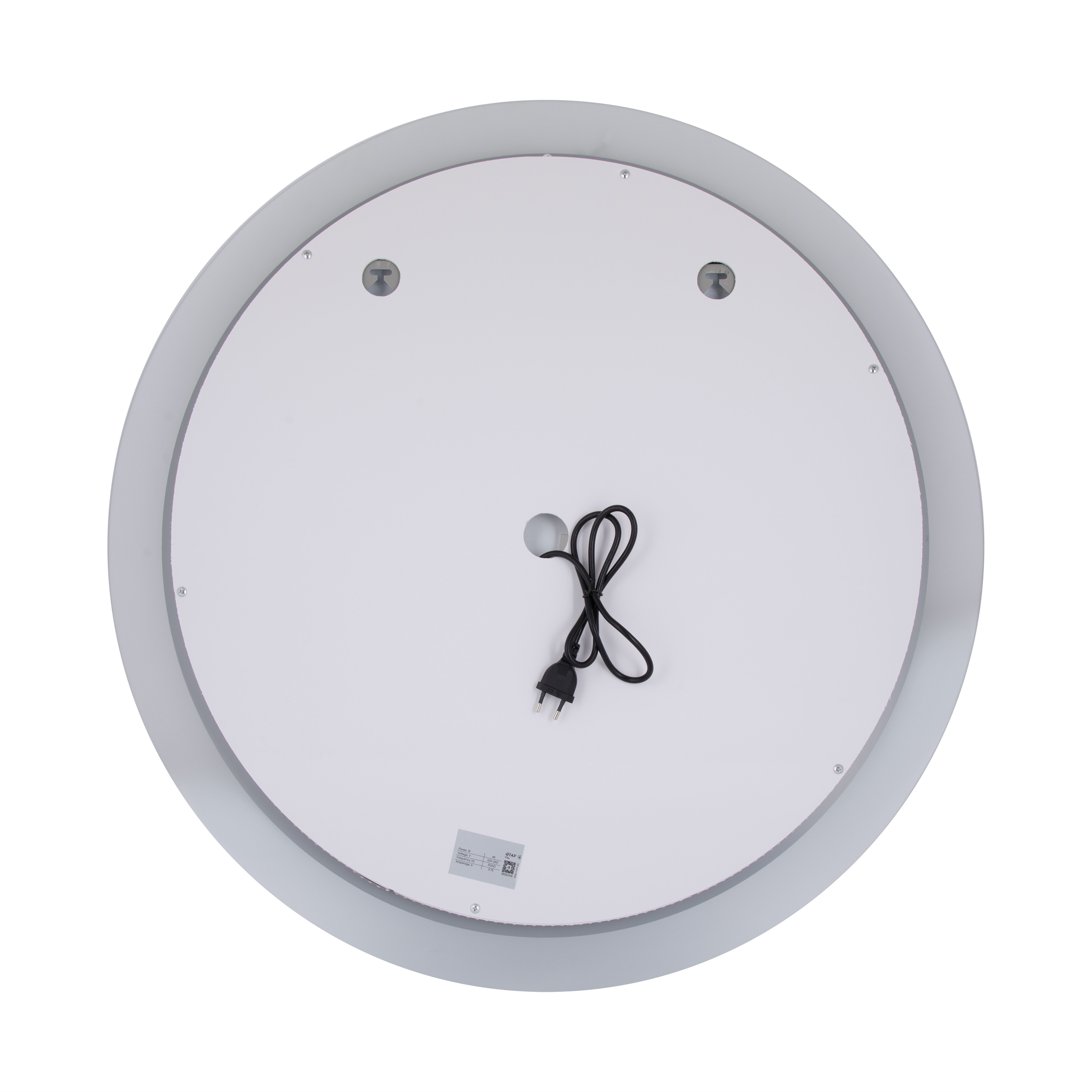 Дзеркало Qtap Taurus R600 з LED-підсвічуванням Touch, з антизапотіванням, з димером, рег. темп. кольору (3000-6500K) QT2478R607 — фото7