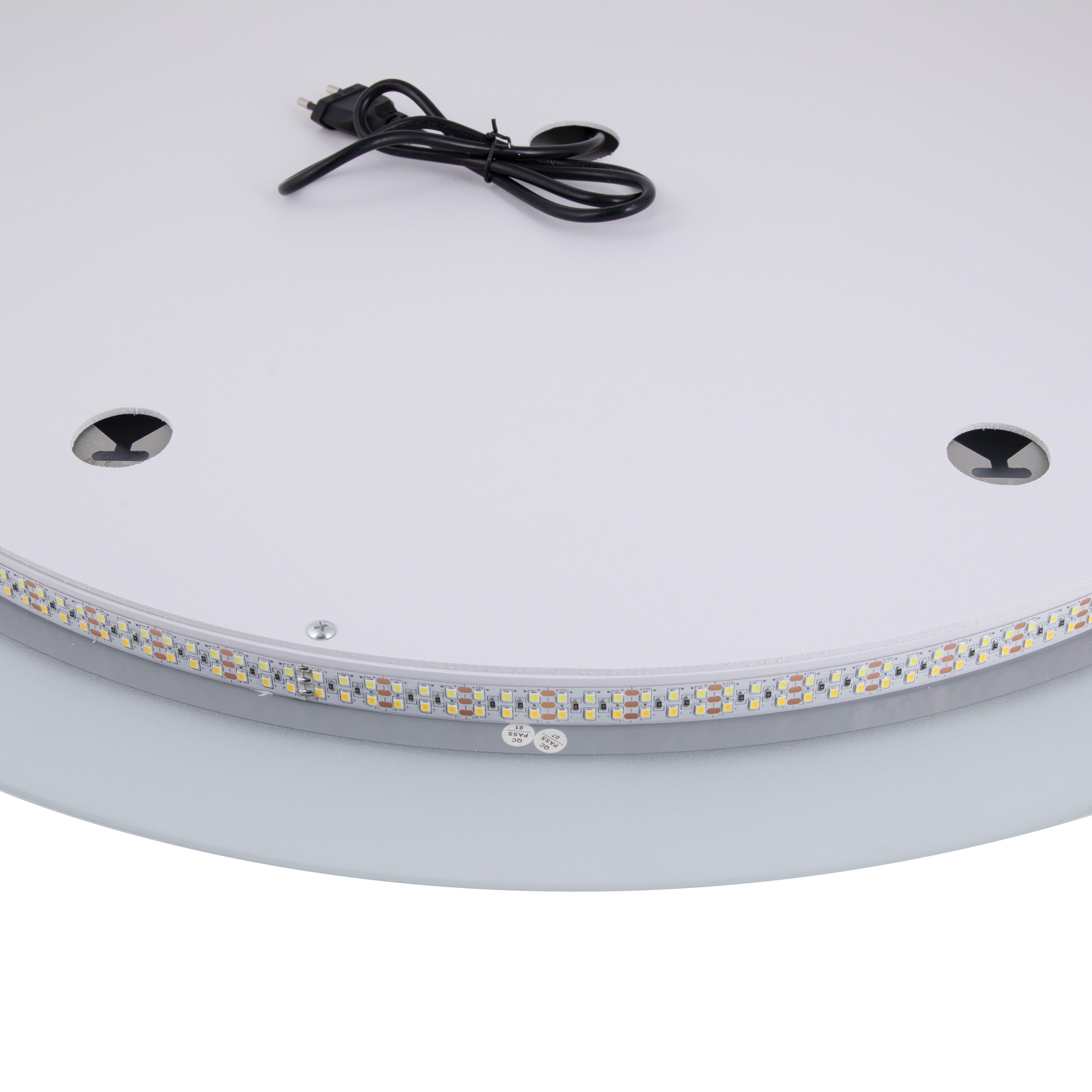 Дзеркало Qtap Taurus R600 з LED-підсвічуванням Touch, з антизапотіванням, з димером, рег. темп. кольору (3000-6500K) QT2478R607 — фото8