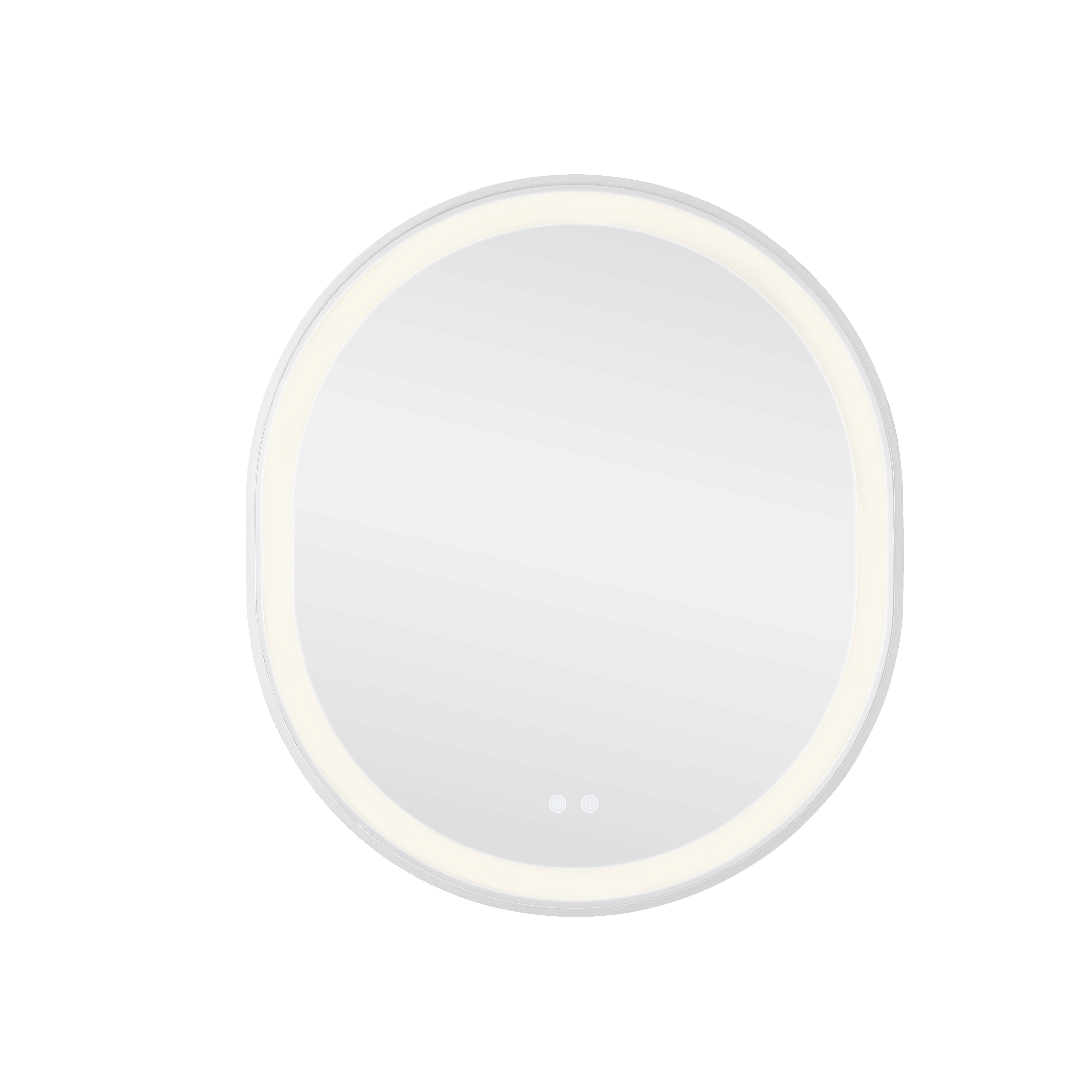 Дзеркало Qtap Gemini 800х700 з LED-підсвічуванням Touch, з антизапотіванням, з димером, рег. темп. кольору (3000-6500K) QT2578R8071W — фото4