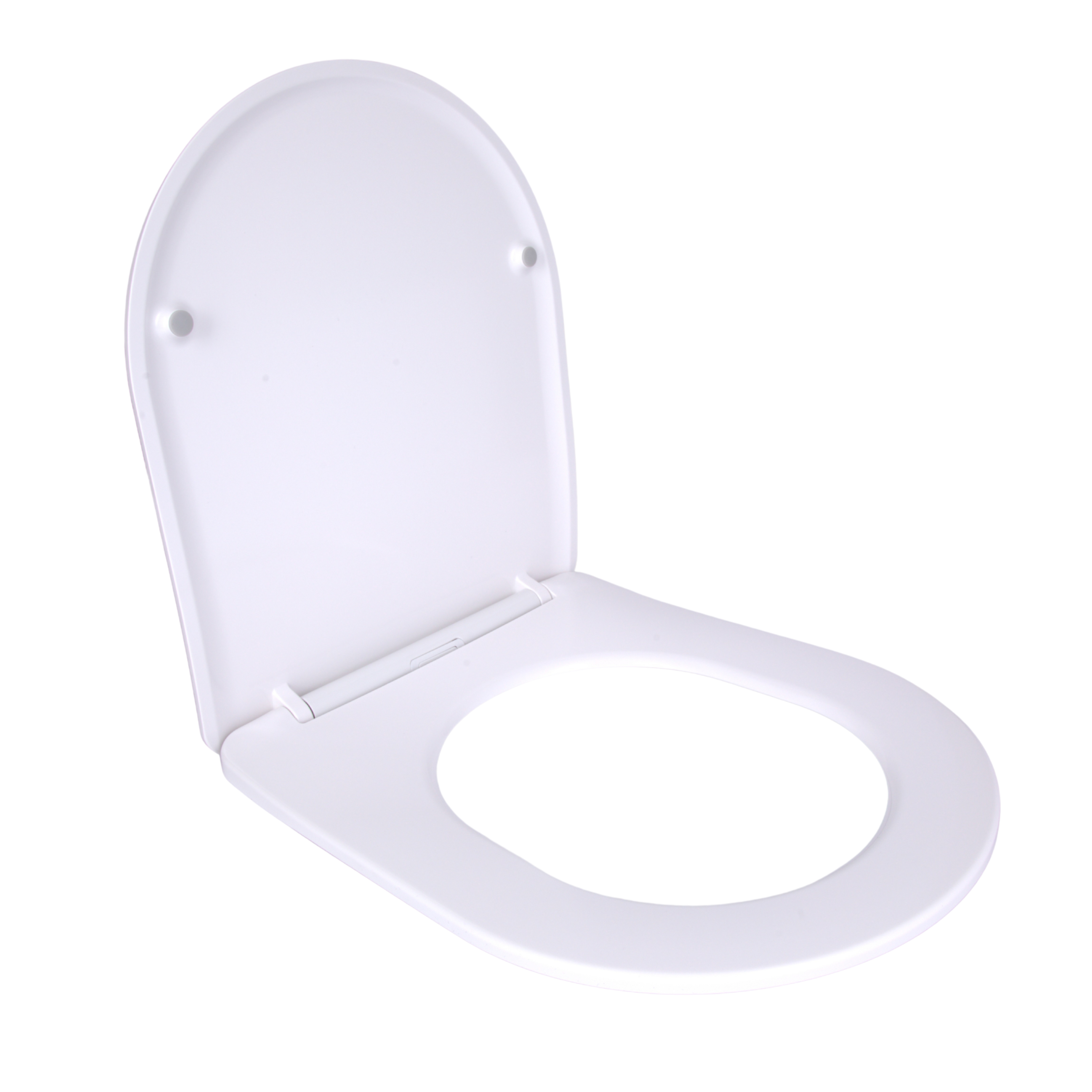 Сидіння для унітаза (Grand) 425х363х30 мм, White, з мікроліфтом Slim Duroplast, Quick Relase Qtap — фото3
