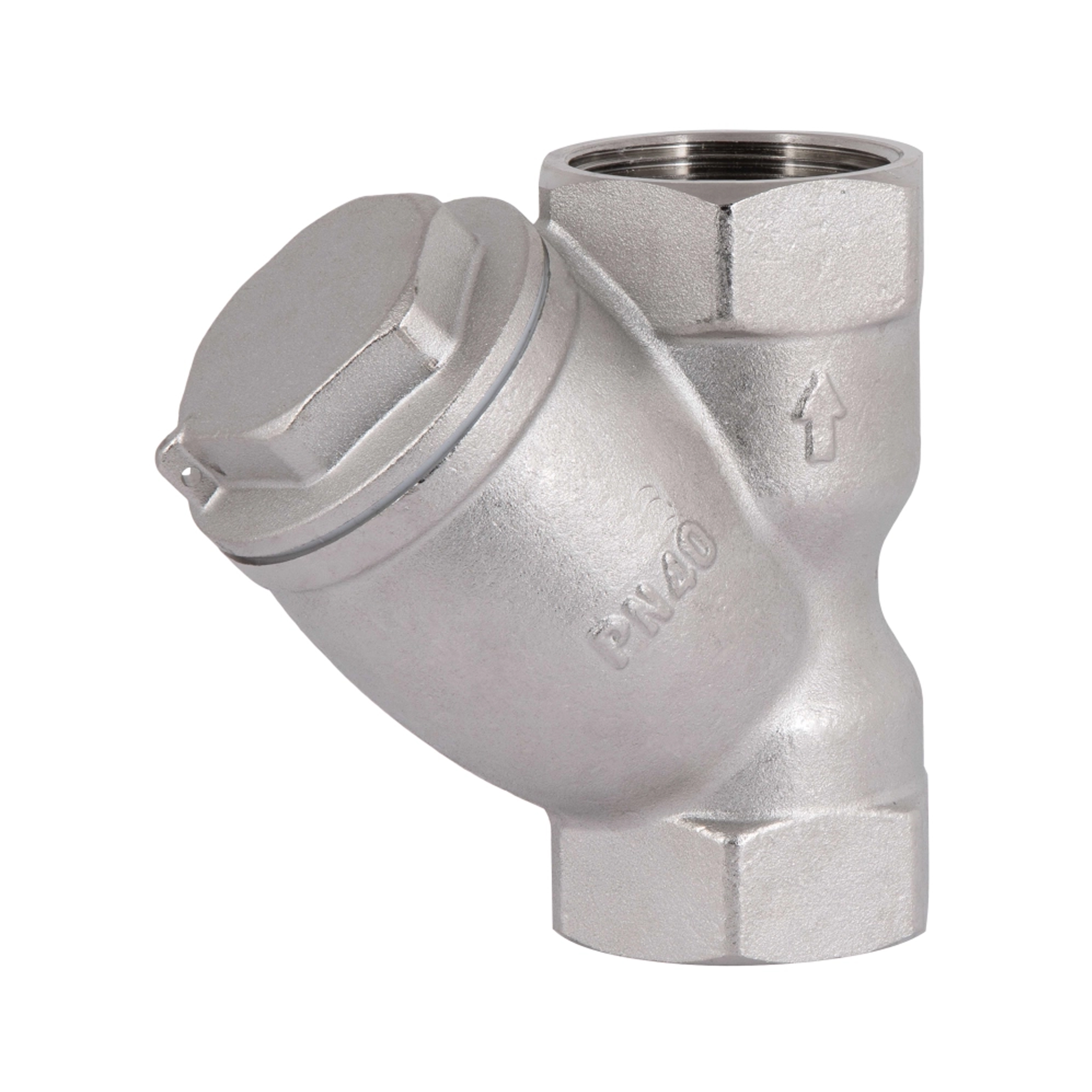 Фільтр грубої очистки Thermo Alliance Forte для води 1 1/2"ВВ косий нікель TAF124W40