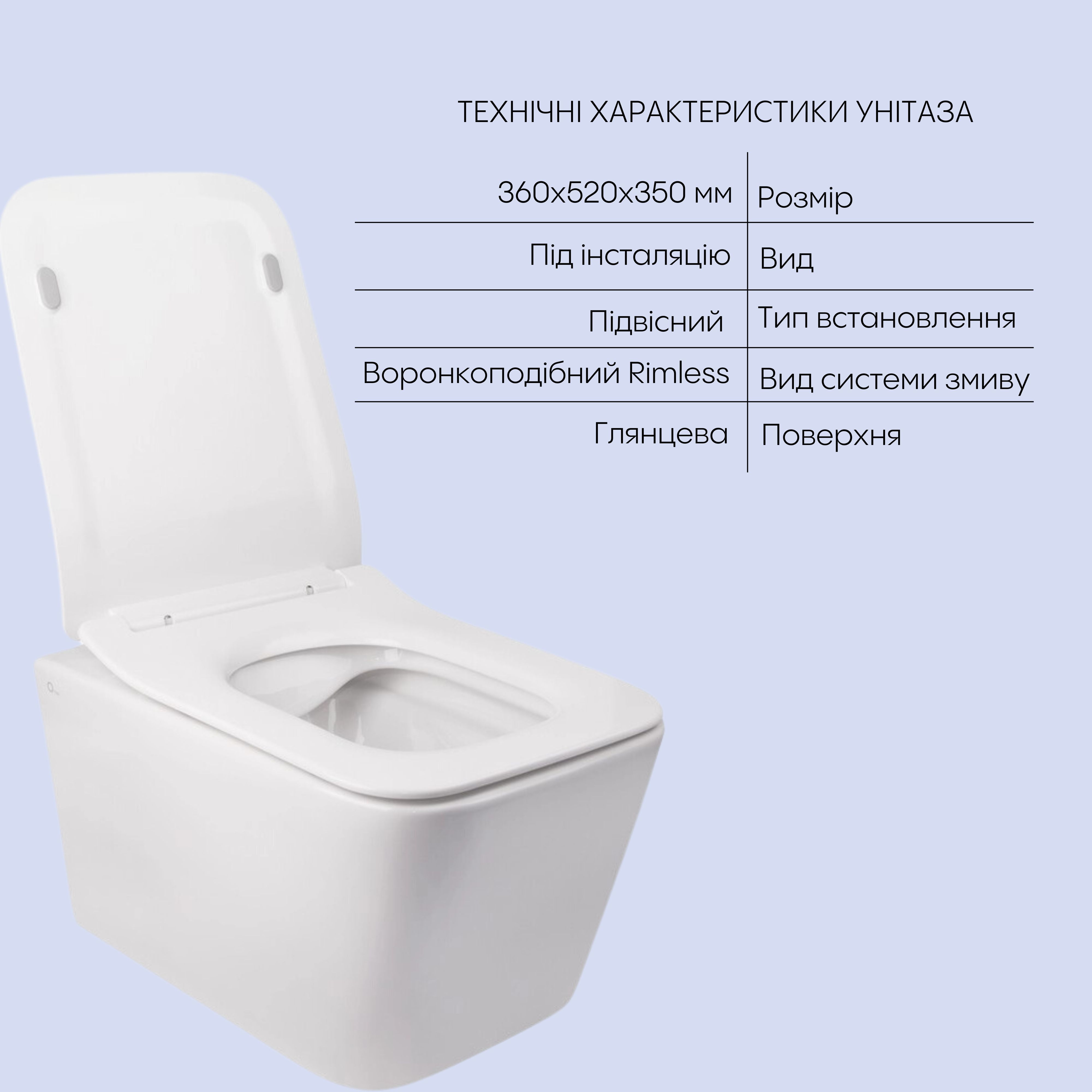 Комплект Qtap Crow 2 в 1: унитаз подвесной Rimless + биде подвесное — фото3