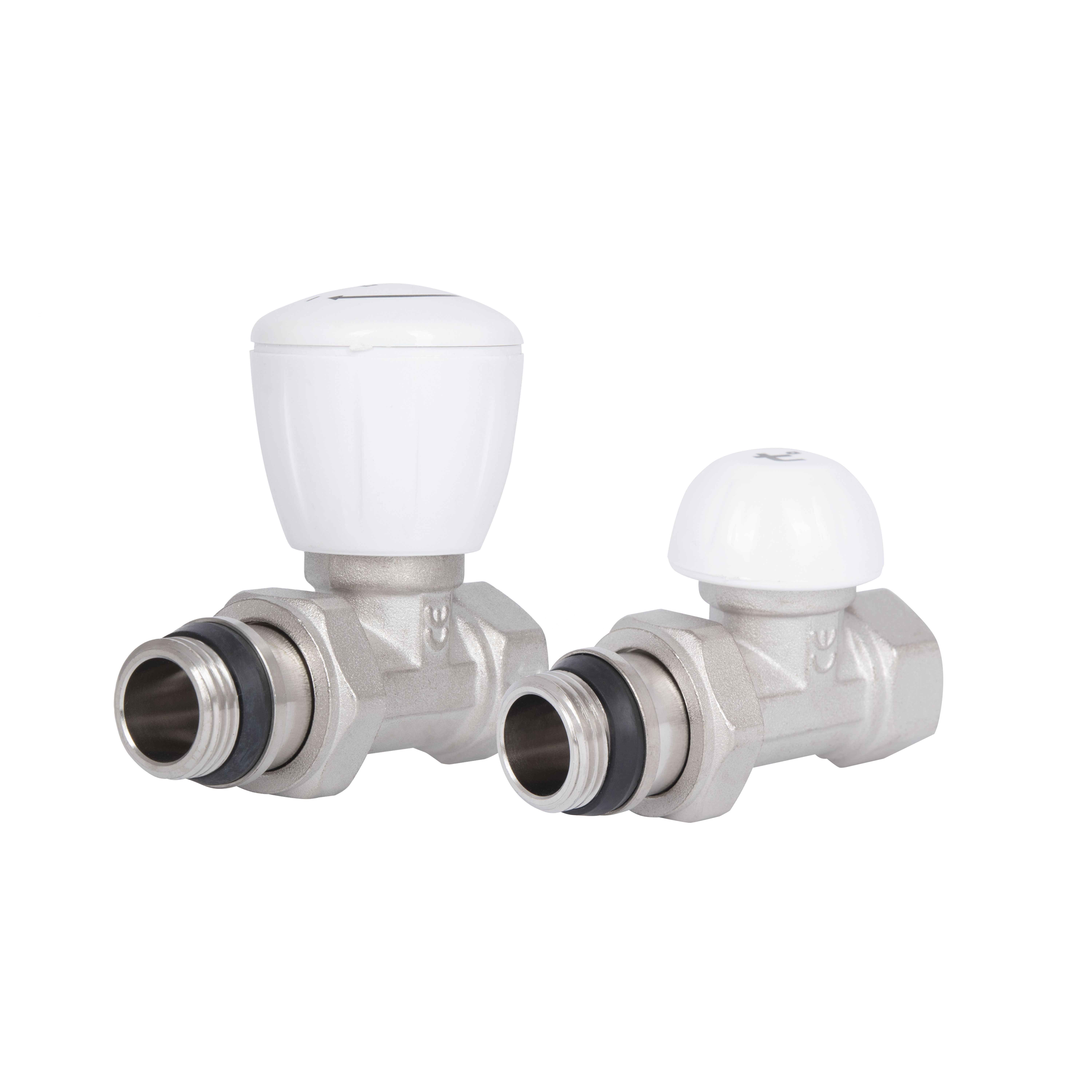 Комплект радіаторних кранів Thermo Alliance Standart 1/2" ВН прямий TAS230W15