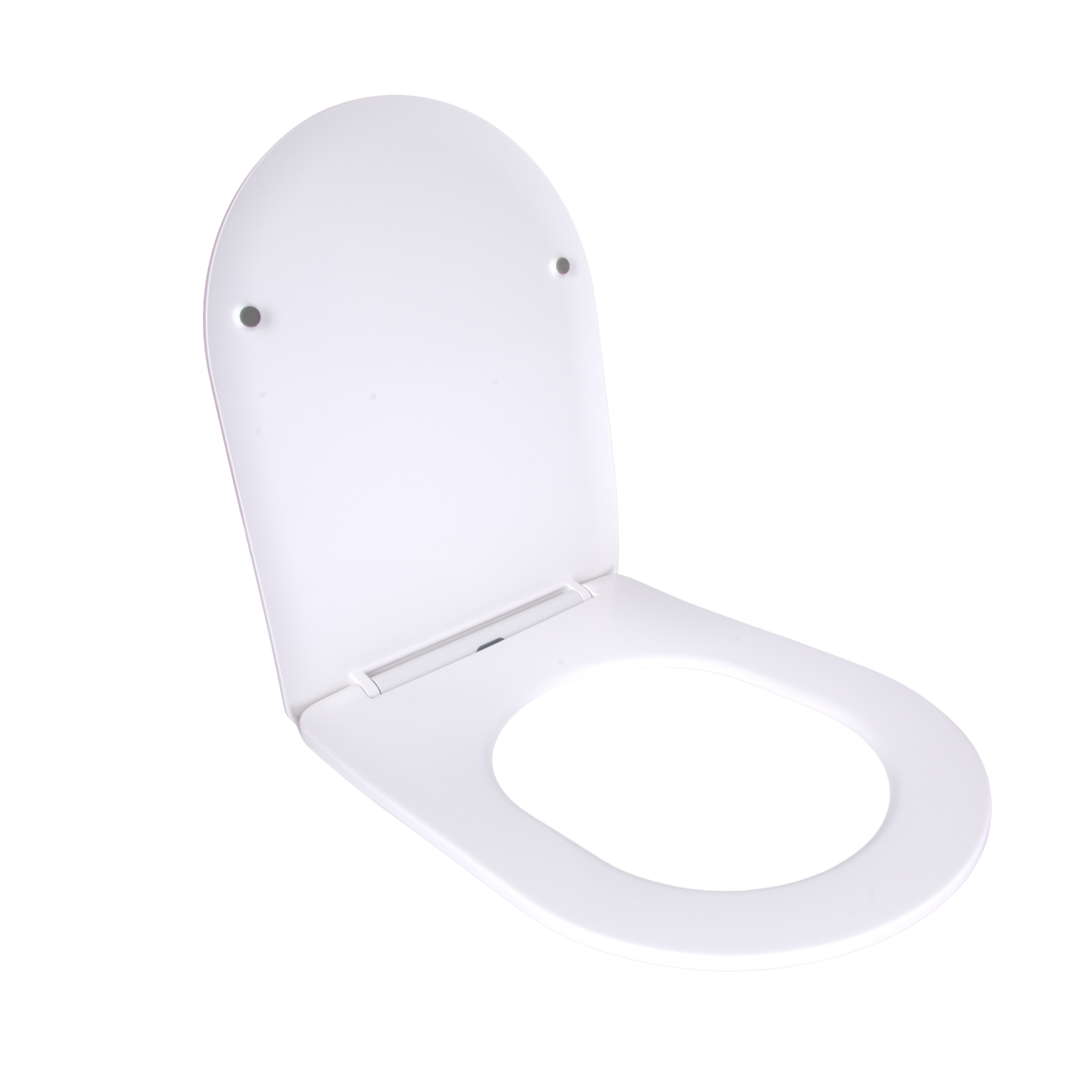Qtap Сиденье для унитаза напольного (Grand) 560×363×30 мм, White, с микролифтом, Slim Duroplast, Quick Release QT26228301W3 — фото3