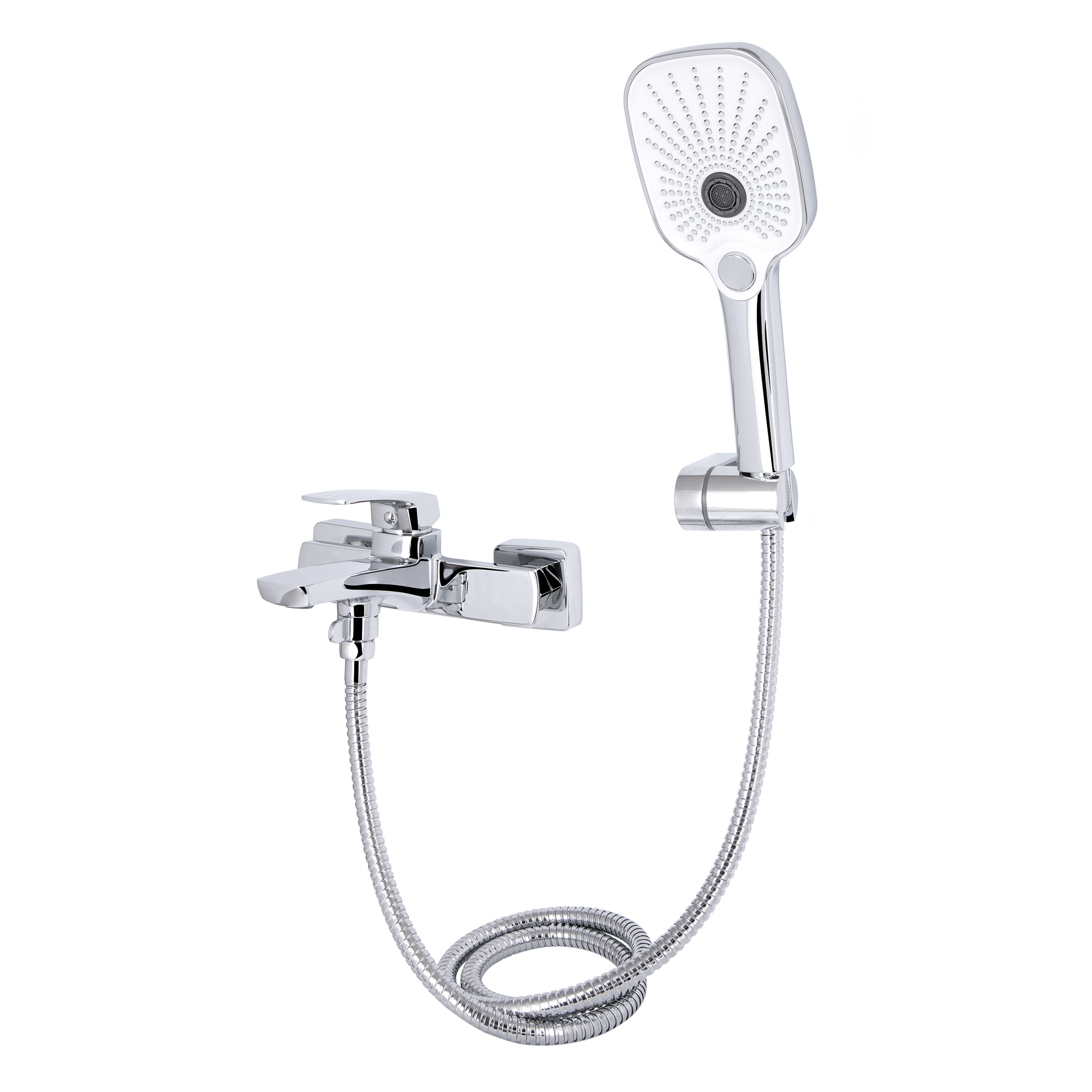 Змішувач для ванни Qtap Tern (c душевым гарнитуром) QTTER259CRM47586 Chrome — фото3