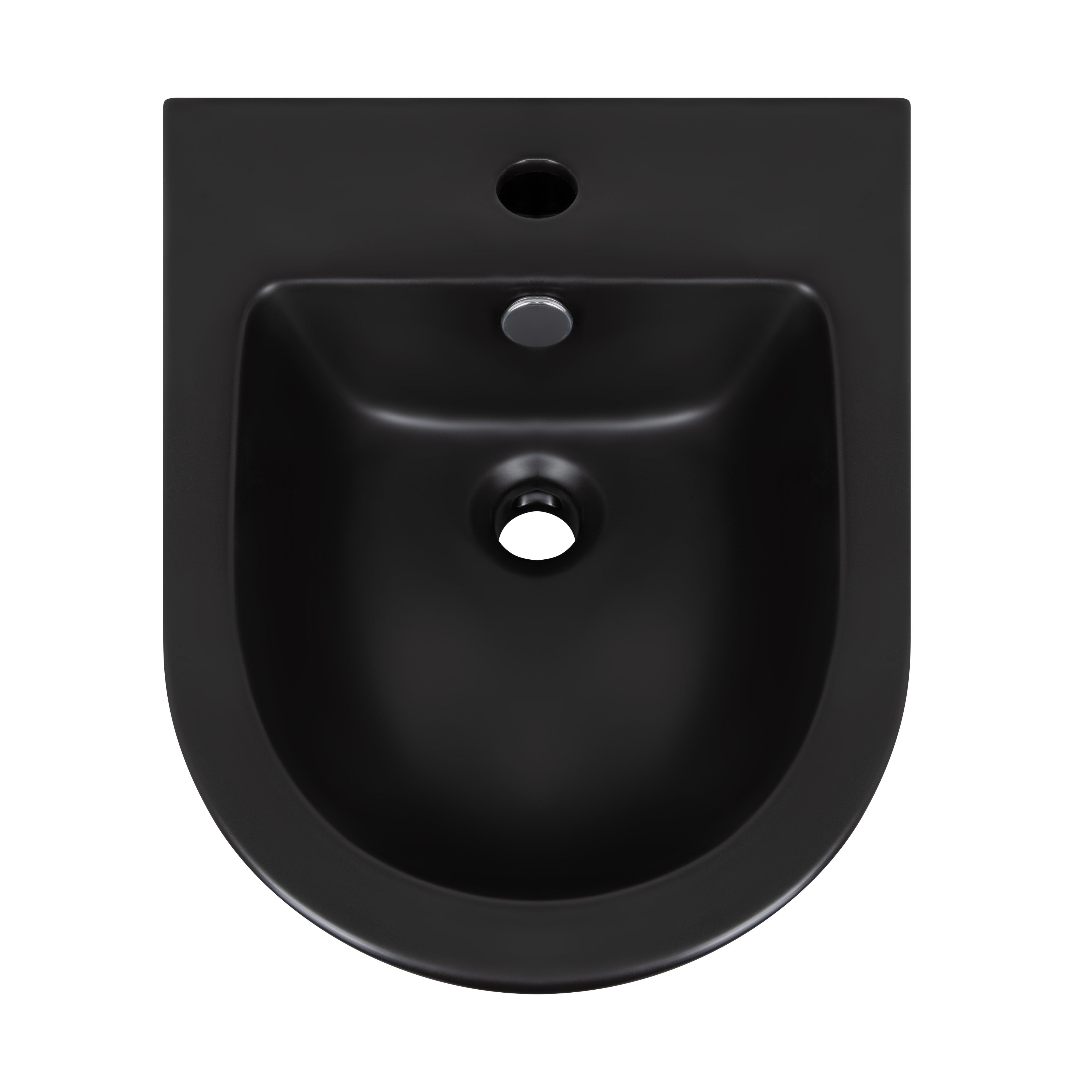 Комплект Qtap Robin Matt Black 2 в 1: унитаз подвесной  Ultra Quiet QT13332381АSMB + биде подвесное QT1355046FMB — фото7