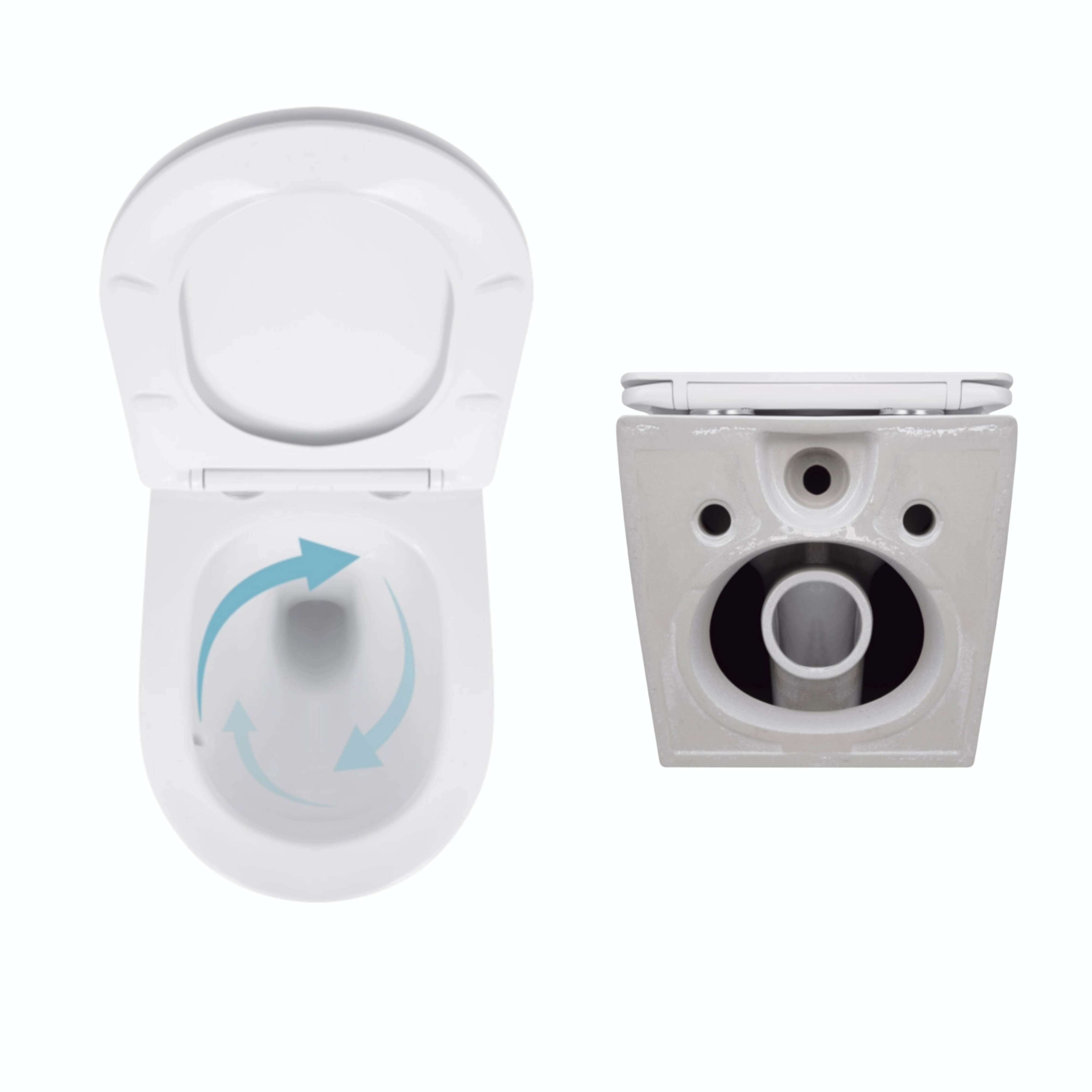 Акционный набор: Унитаз подвесной Jay Ultra Quiet QT07335177W 485х360х320 + Tern Ultra Quiet QT17332303ASW 490x365x325 — фото5