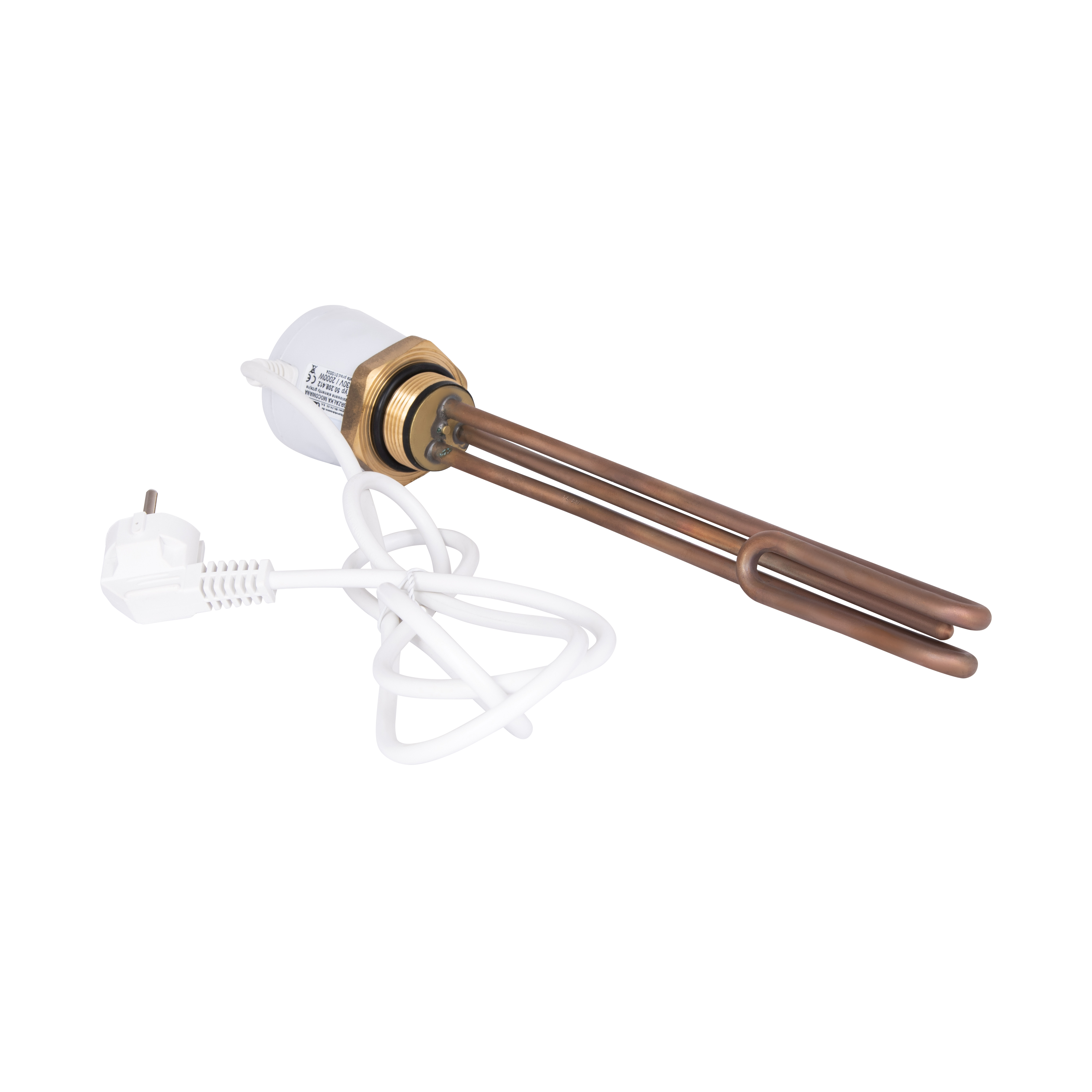 ТЕН з термостатом Galmet GE, 2 кВт, 230 В - 5/4" (1 1/4") (100-140 л) (41020001), фото 3