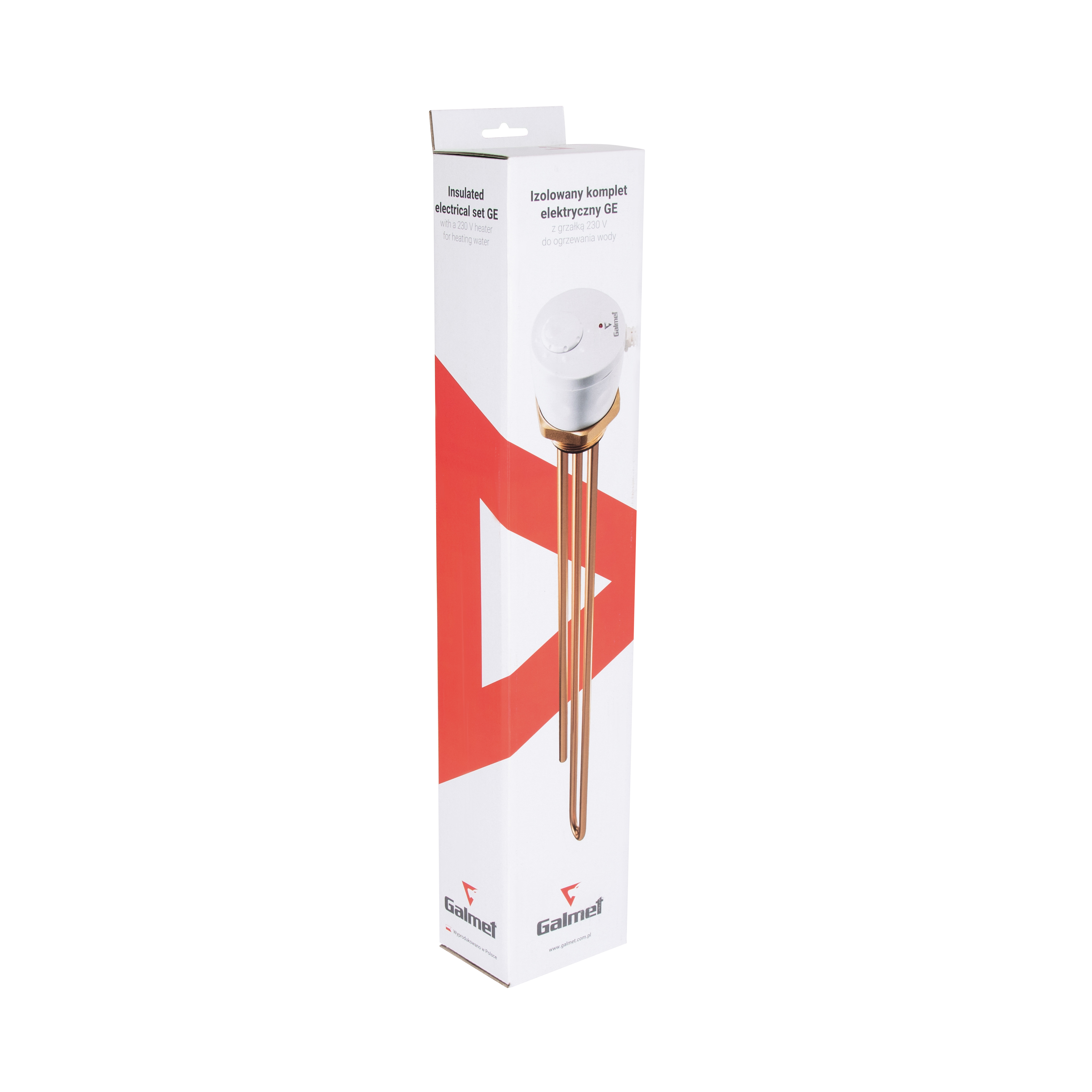 ТЕН з термостатом Galmet GE, 2 кВт, 230 В - 5/4" (1 1/4") (100-140 л) (41020001), фото 7