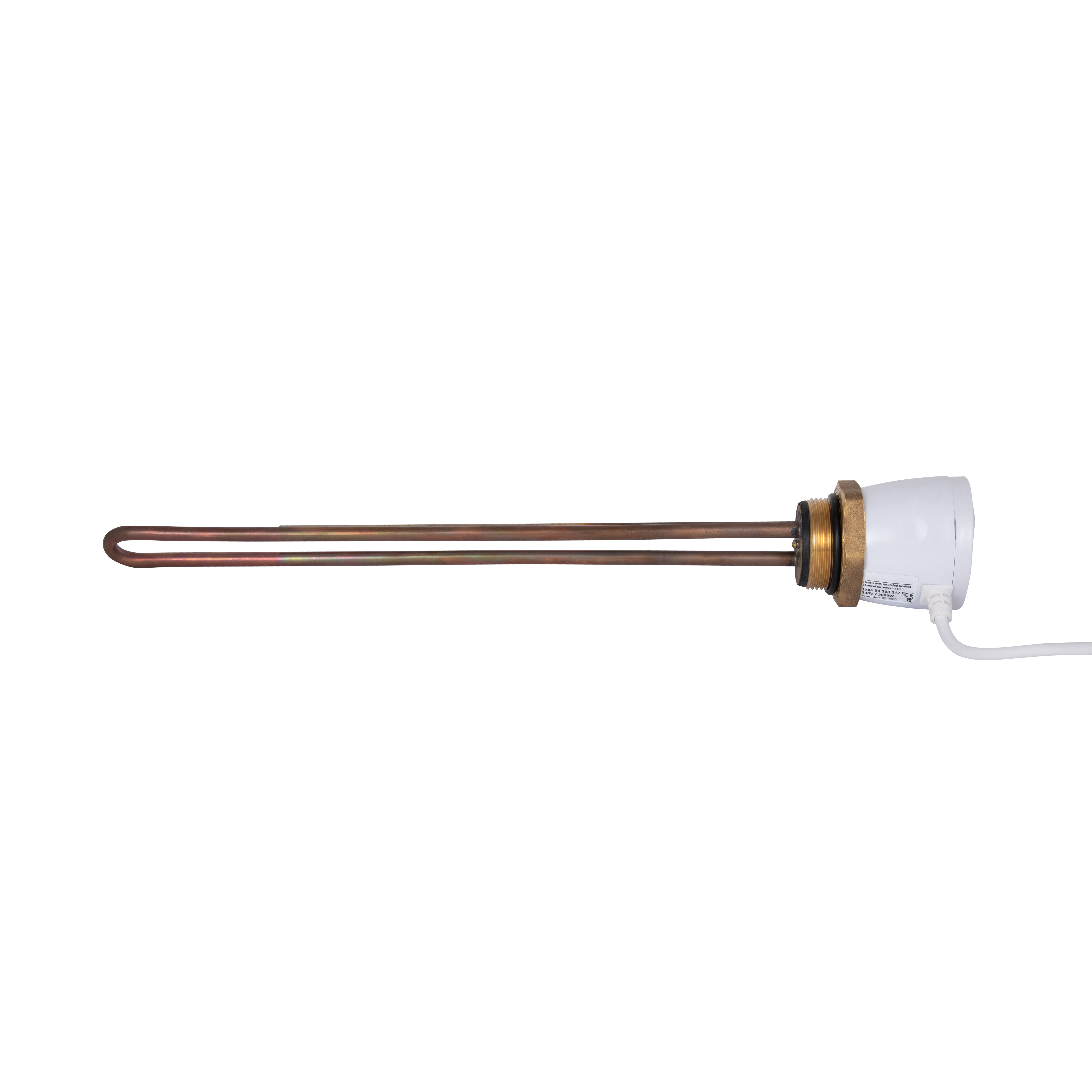 ТЕН з термостатом Galmet GE, 2 кВт, 230 В - 6/4" (1 1/2") (200 л) (41020011), фото 4