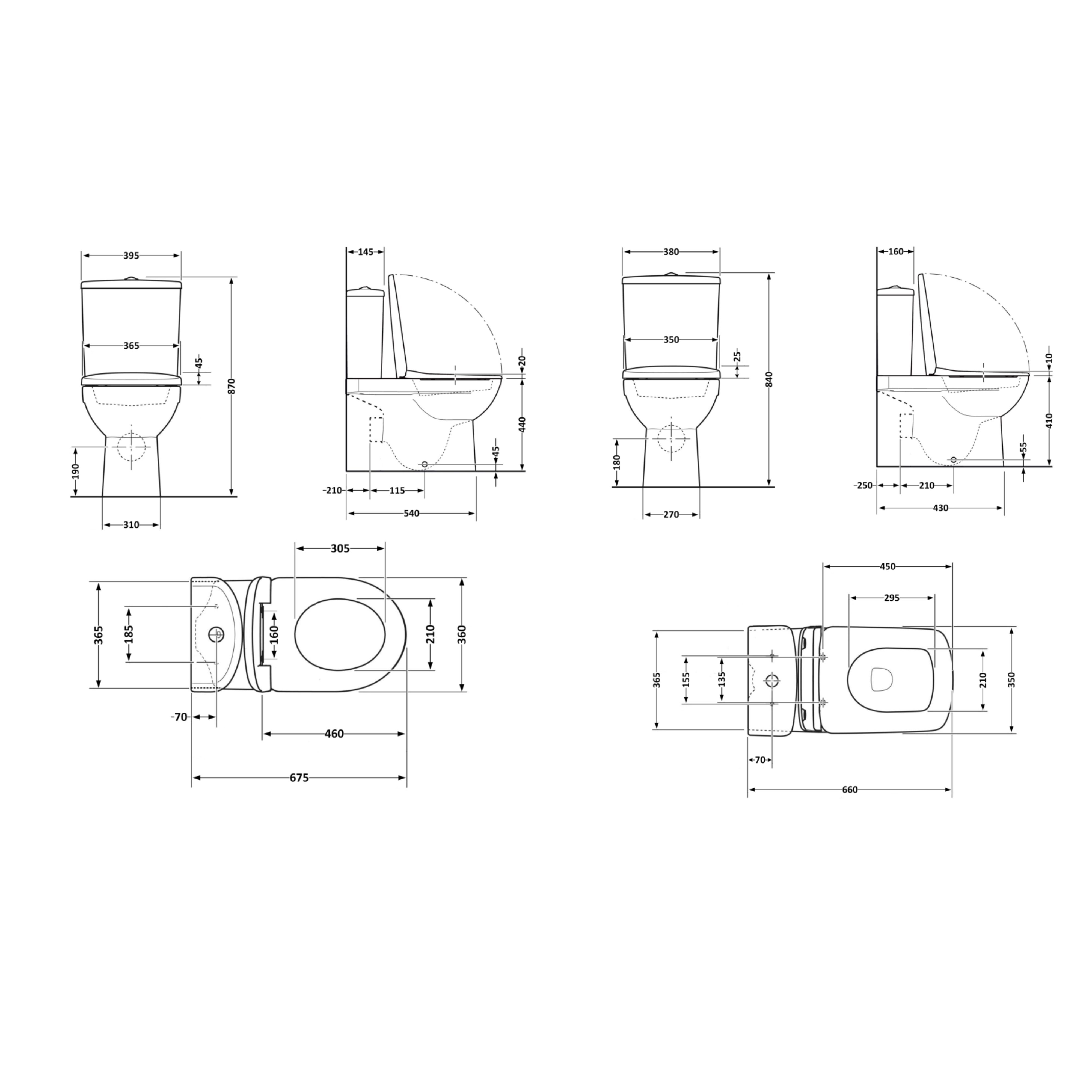 Акционный набор: Унитаз напольный Scorpio Ultra Quiet QT14222125AUQW + Унитаз напольный Kalao Rimless QT08221213A W — фото2