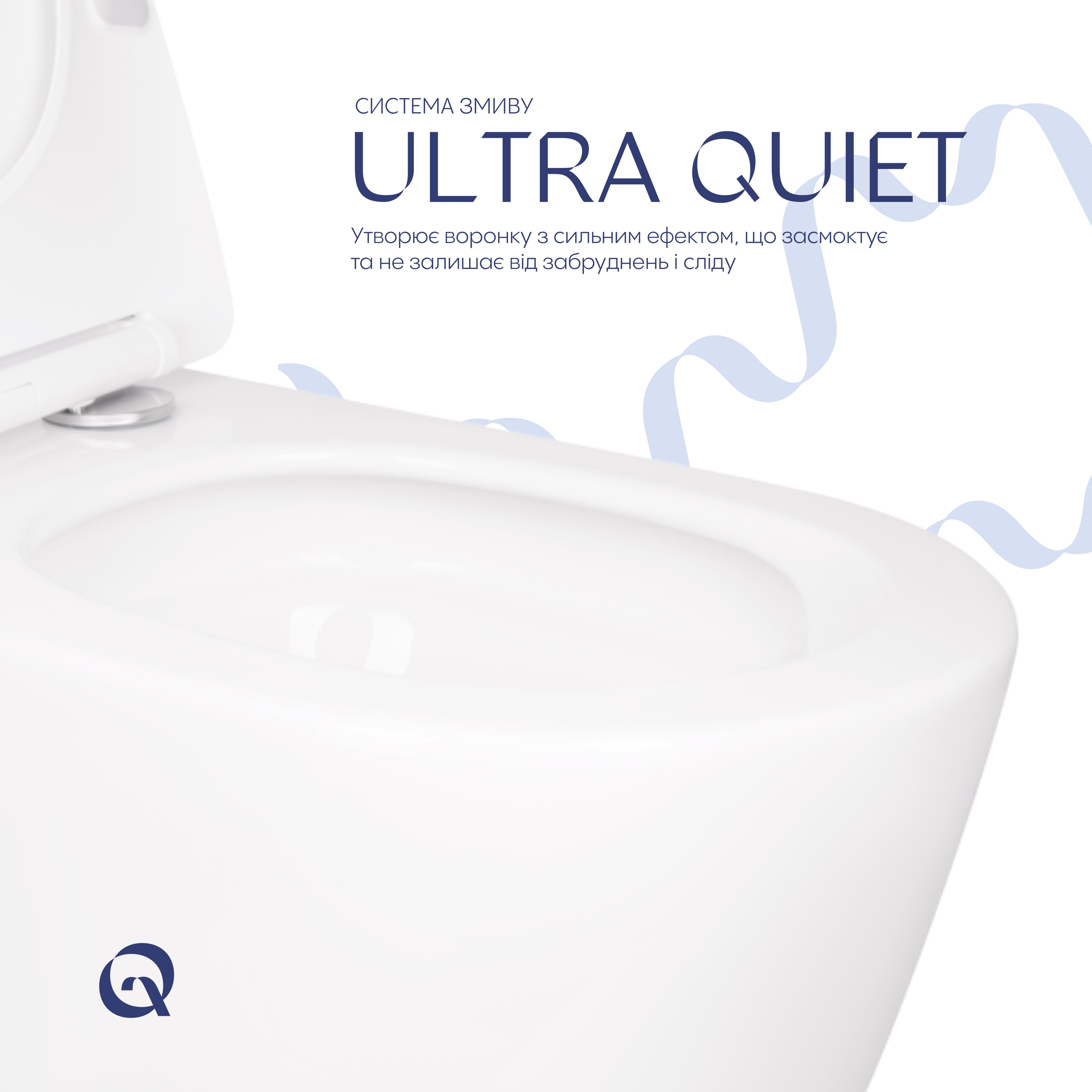 Унітаз підвісний Qtap Scorpio безободковий Ultra Quiet з сидінням Soft-close QT14332380ASW — фото5