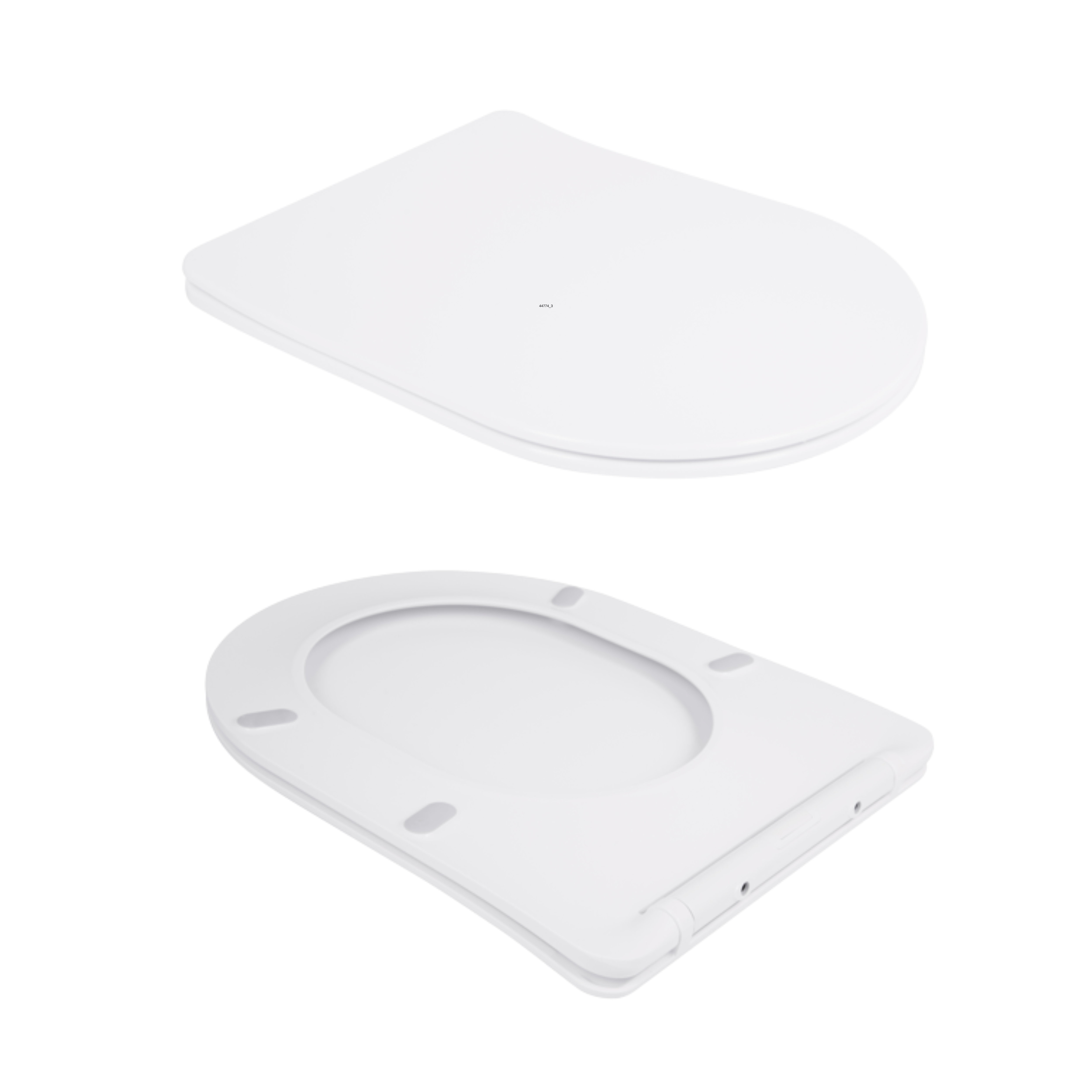 Унітаз підвісний Qtap Scorpio безободковий Ultra Quiet з сидінням Soft-close QT14332380ASW — фото8