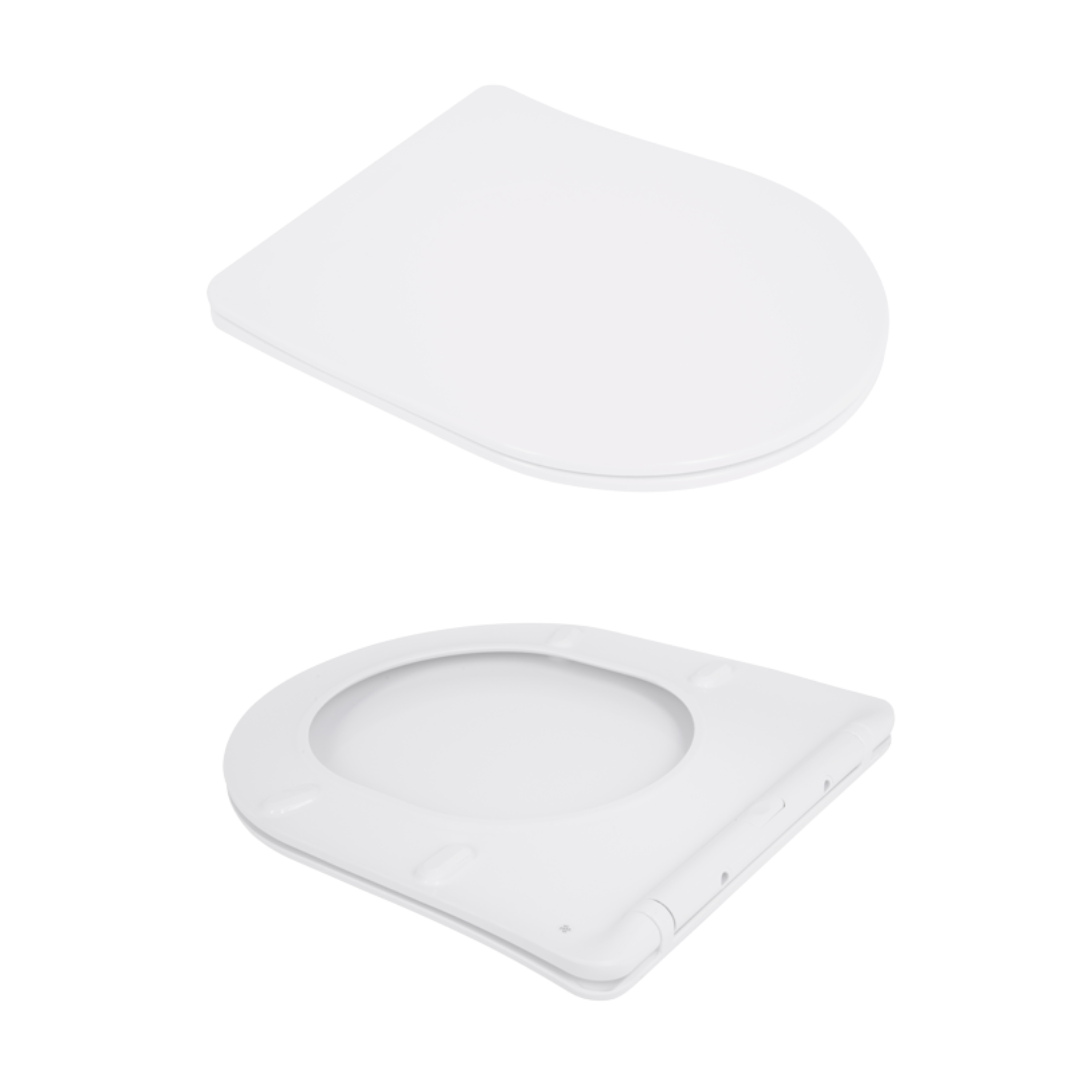 Унітаз підвісний Jay Rimless 485×360×320 мм, White, з сидінням Slim Duroplast/ Soft-close/ Quick Relase QT07335177RW Qtap — фото6