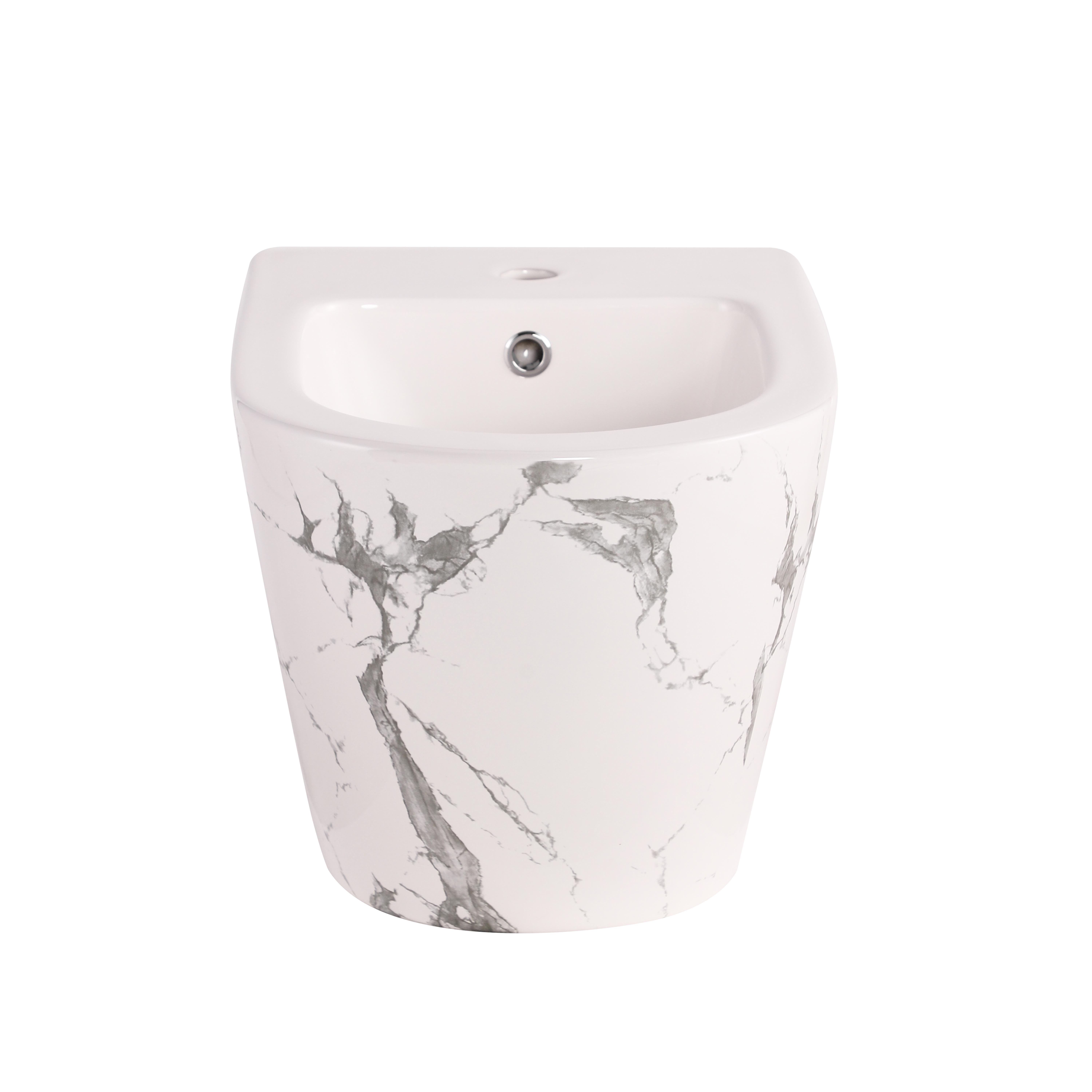 Біде підвісне Qtap Robin 515x370x350 мм, Marble QT13551381GMR — фото3