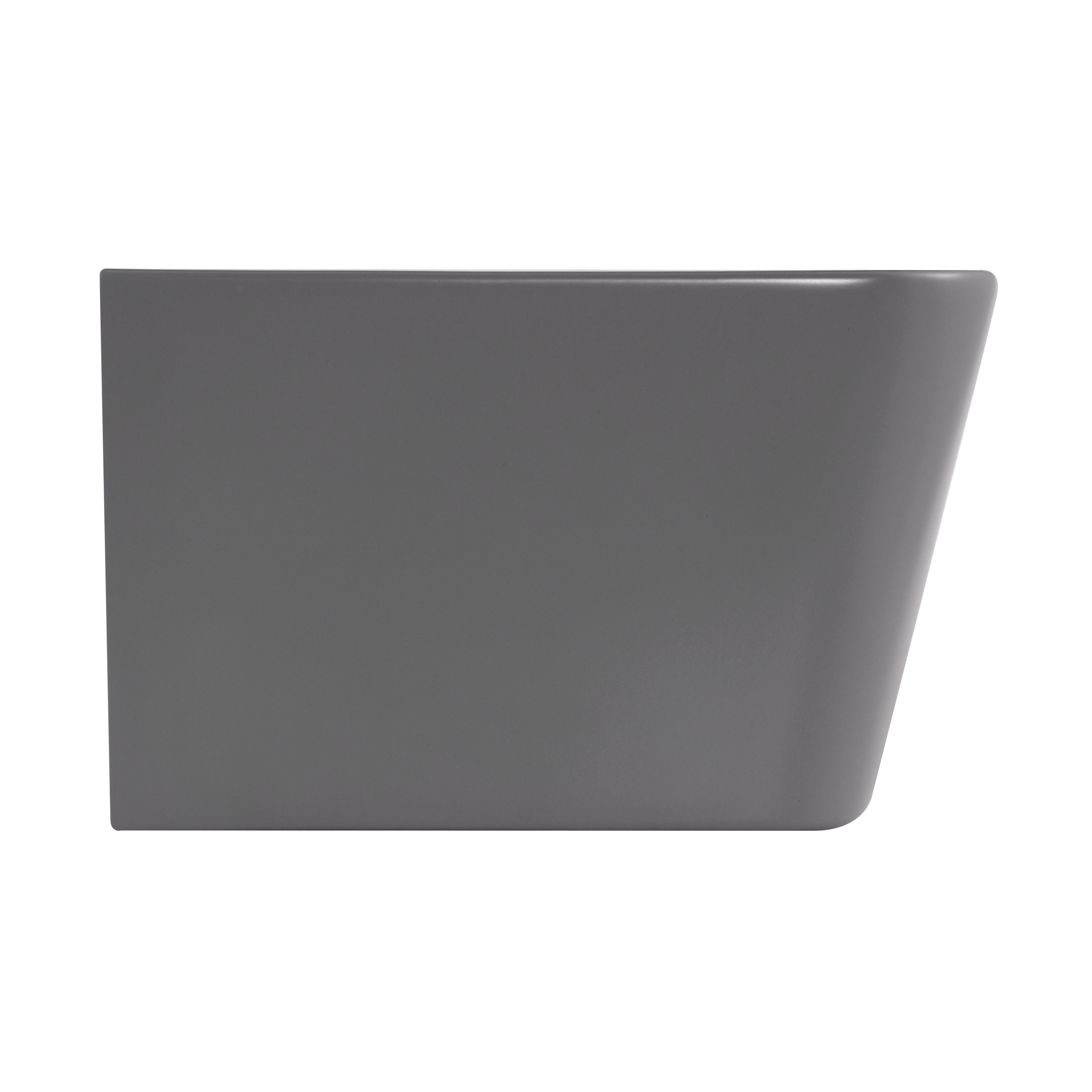 Біде підвісне  Qtap Tern 520x350x330 мм, Stone grey QT17551303GSG — фото4