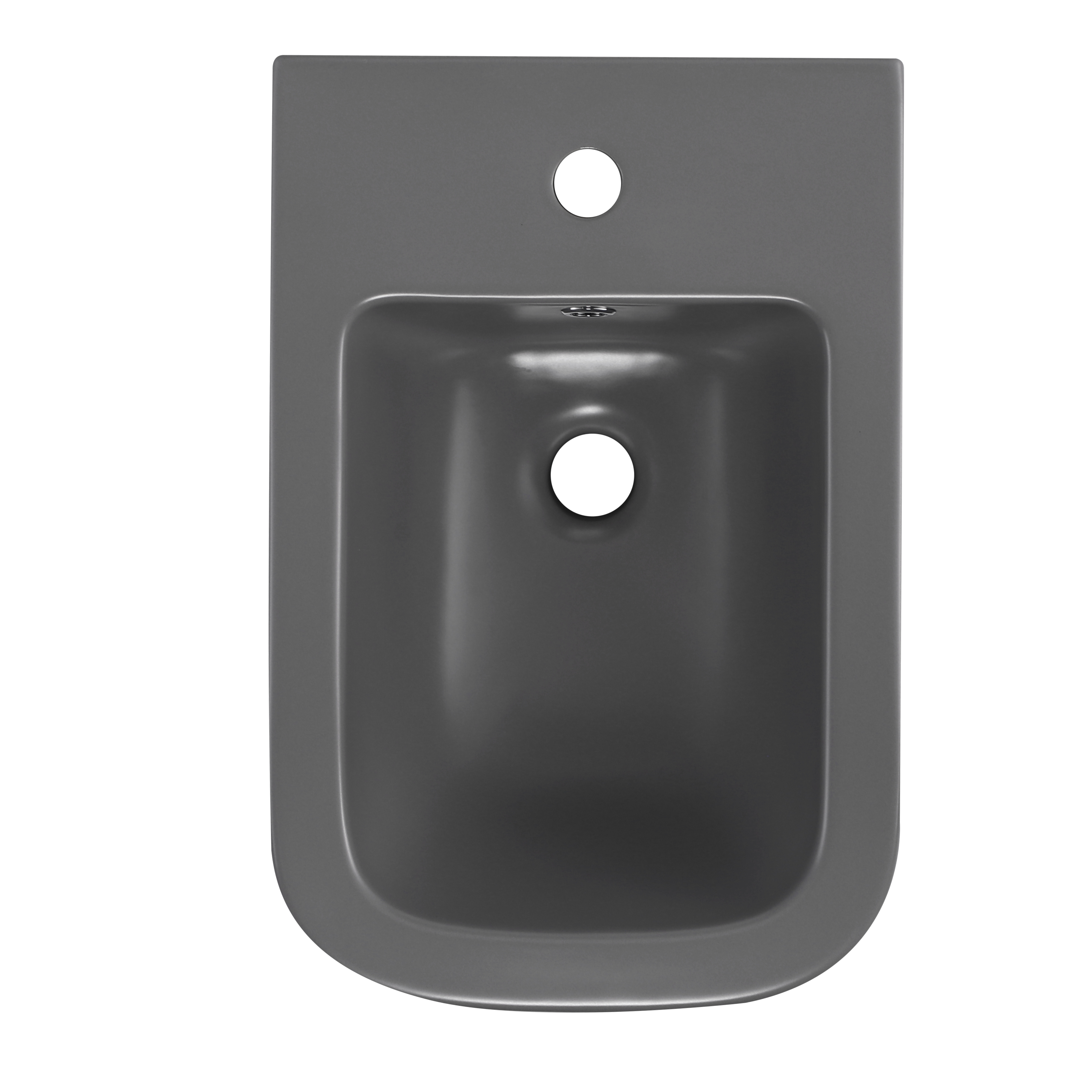 Біде підвісне  Qtap Tern 520x350x330 мм, Stone grey QT17551303GSG — фото7
