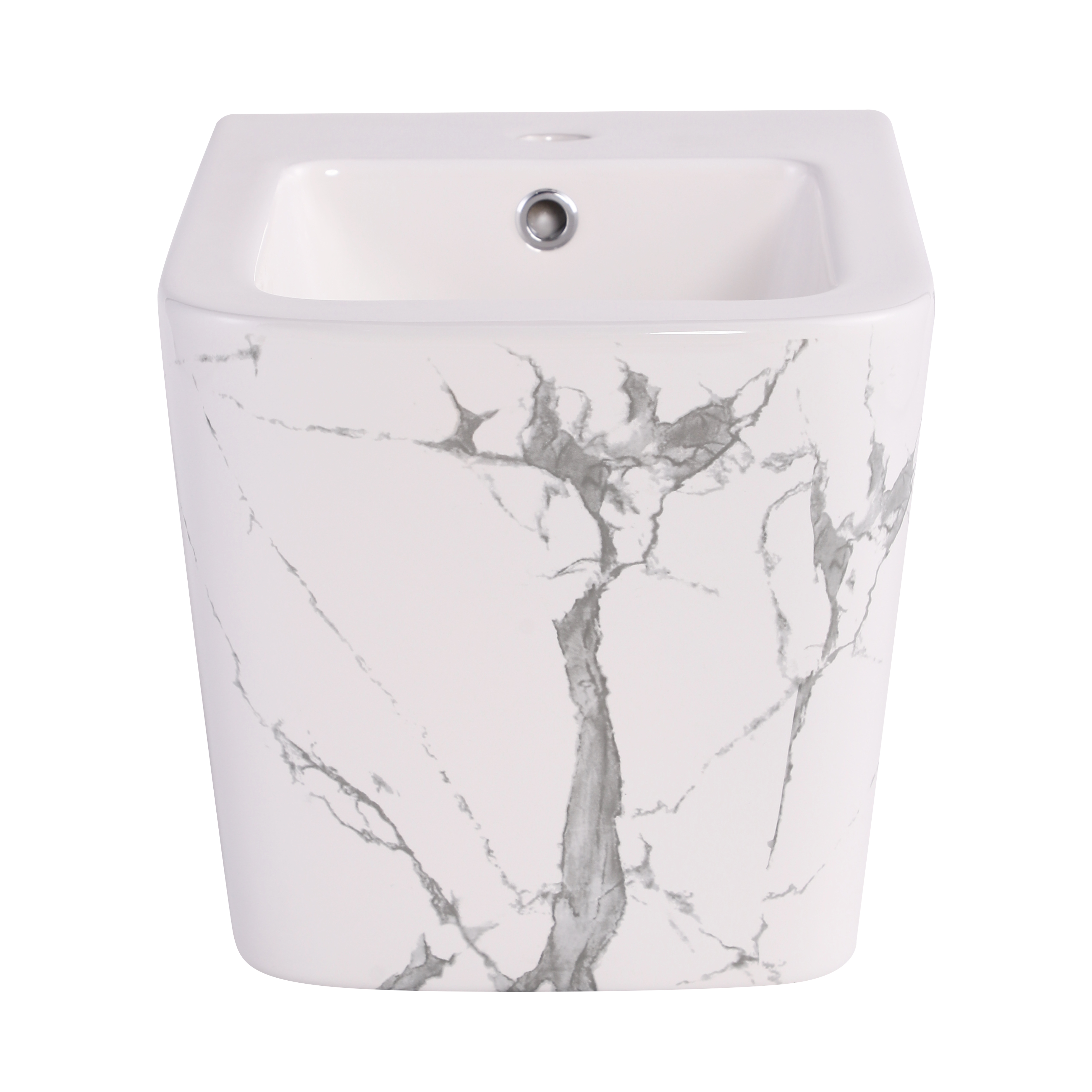 Біде підвісне Qtap Tern 520x350x330 мм, Marble QT17551303GMR — фото3