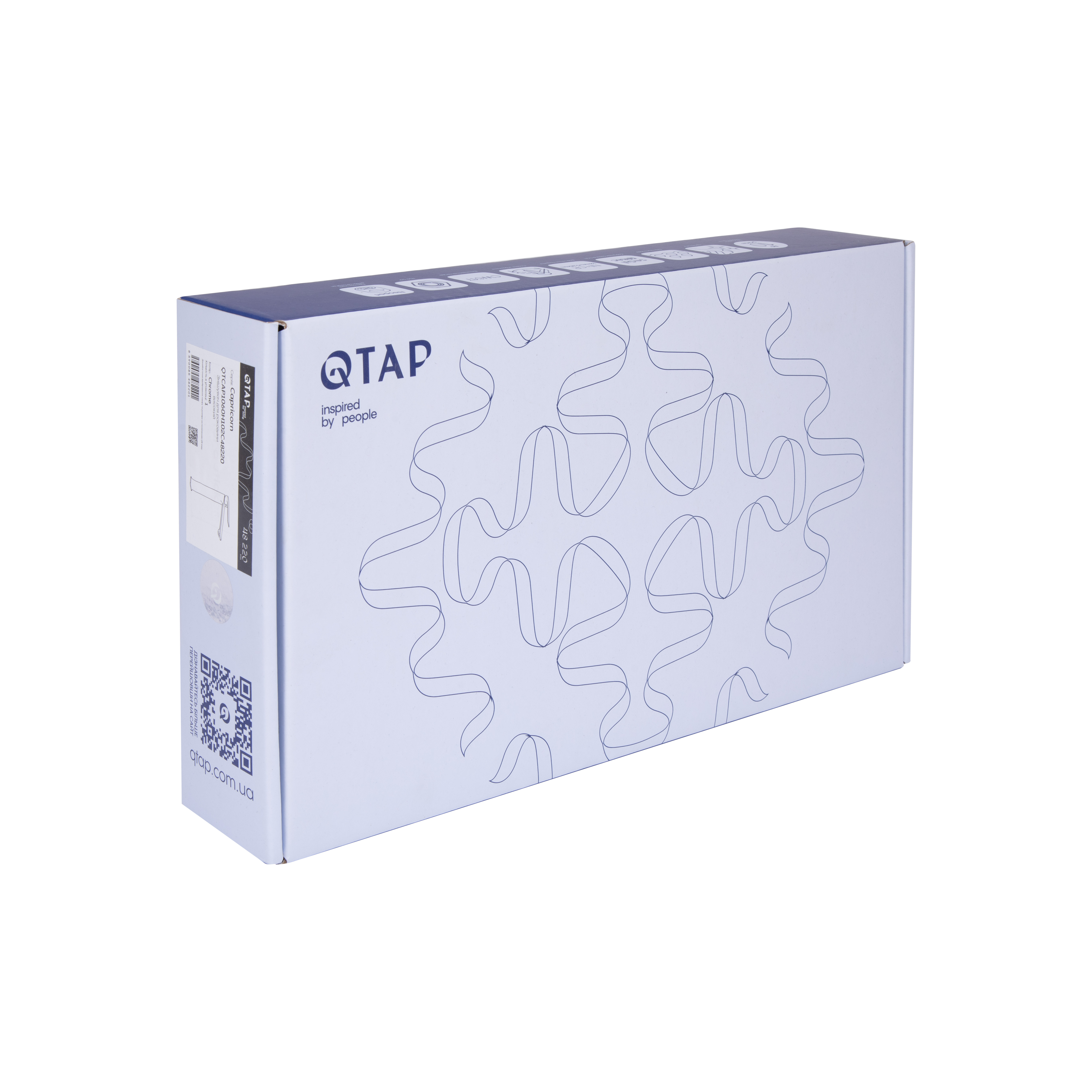 Змішувач для раковини високий Qtap Capricorn, Chrome (k26) QTCAP1060H102C48220 — фото8