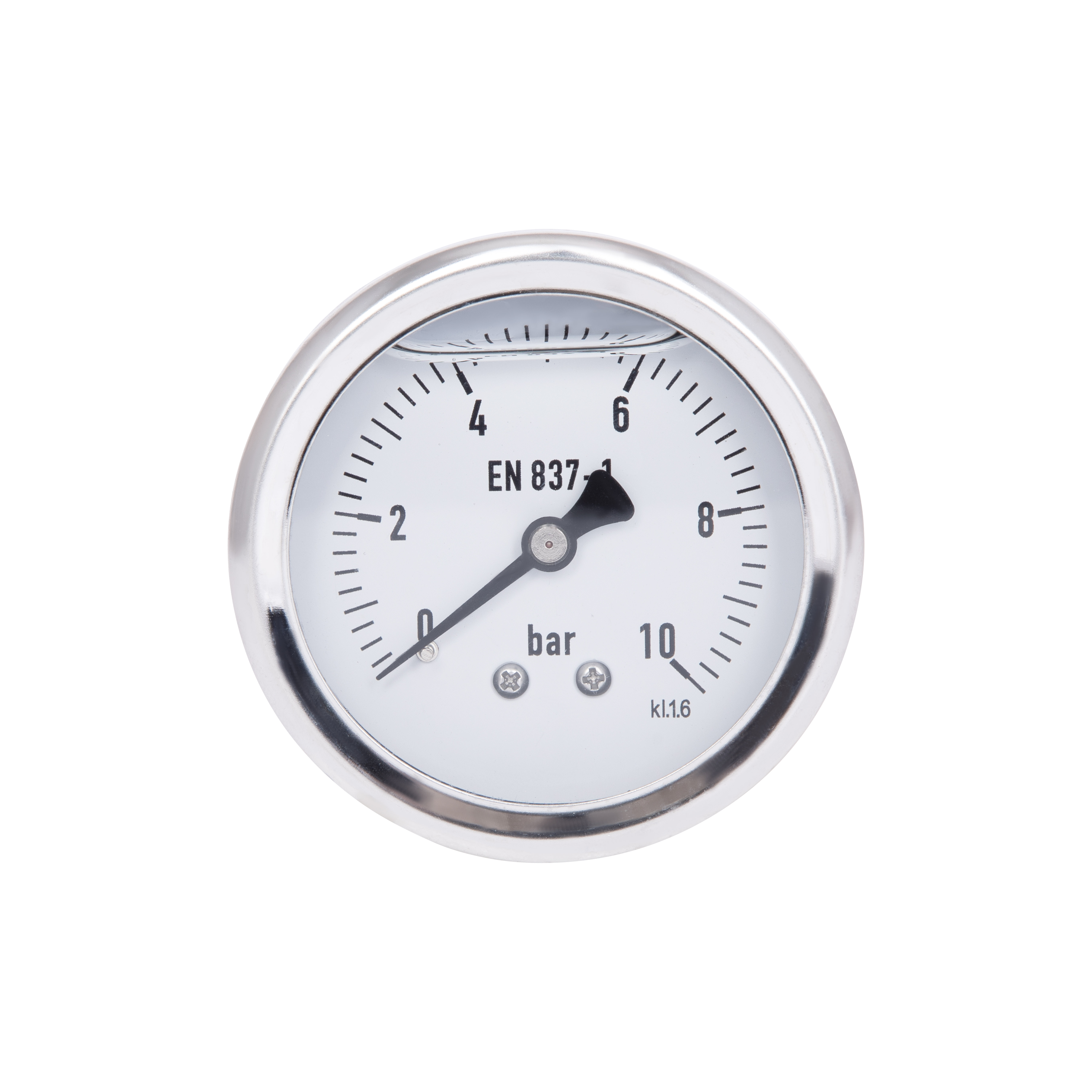 Манометр гліцериновий Thermo Alliancе Forte d63 мм, 1/4"З із заднім підключенням (латун.) 0-10 бар TAF171G10B
