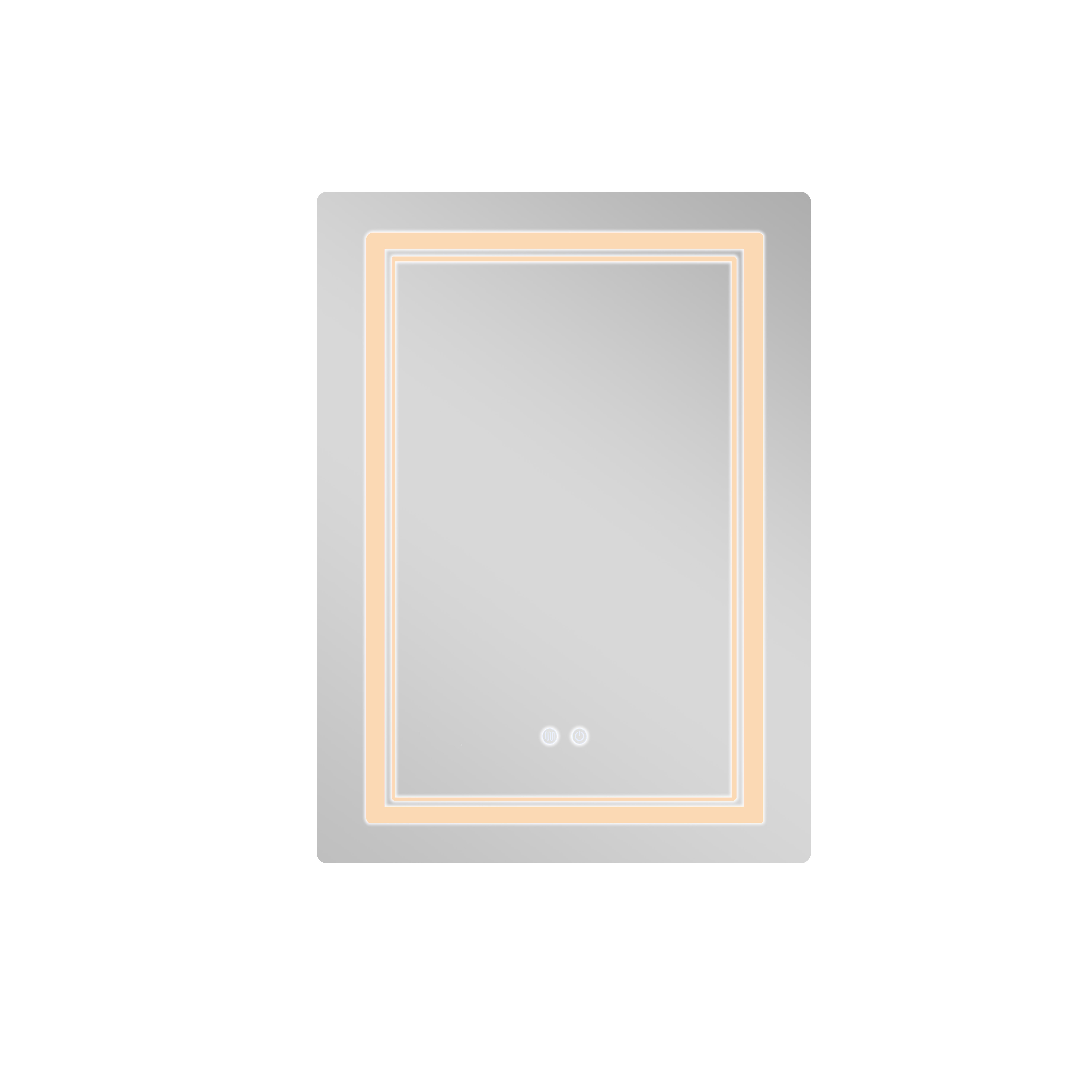Зеркало Qtap Cardinal (CA2) 600х800 с LED-подсветкой Touch, с антизапотеванием, с диммером, рег. темп. цвета (3000-6500K) QT0478C608048453 — фото4