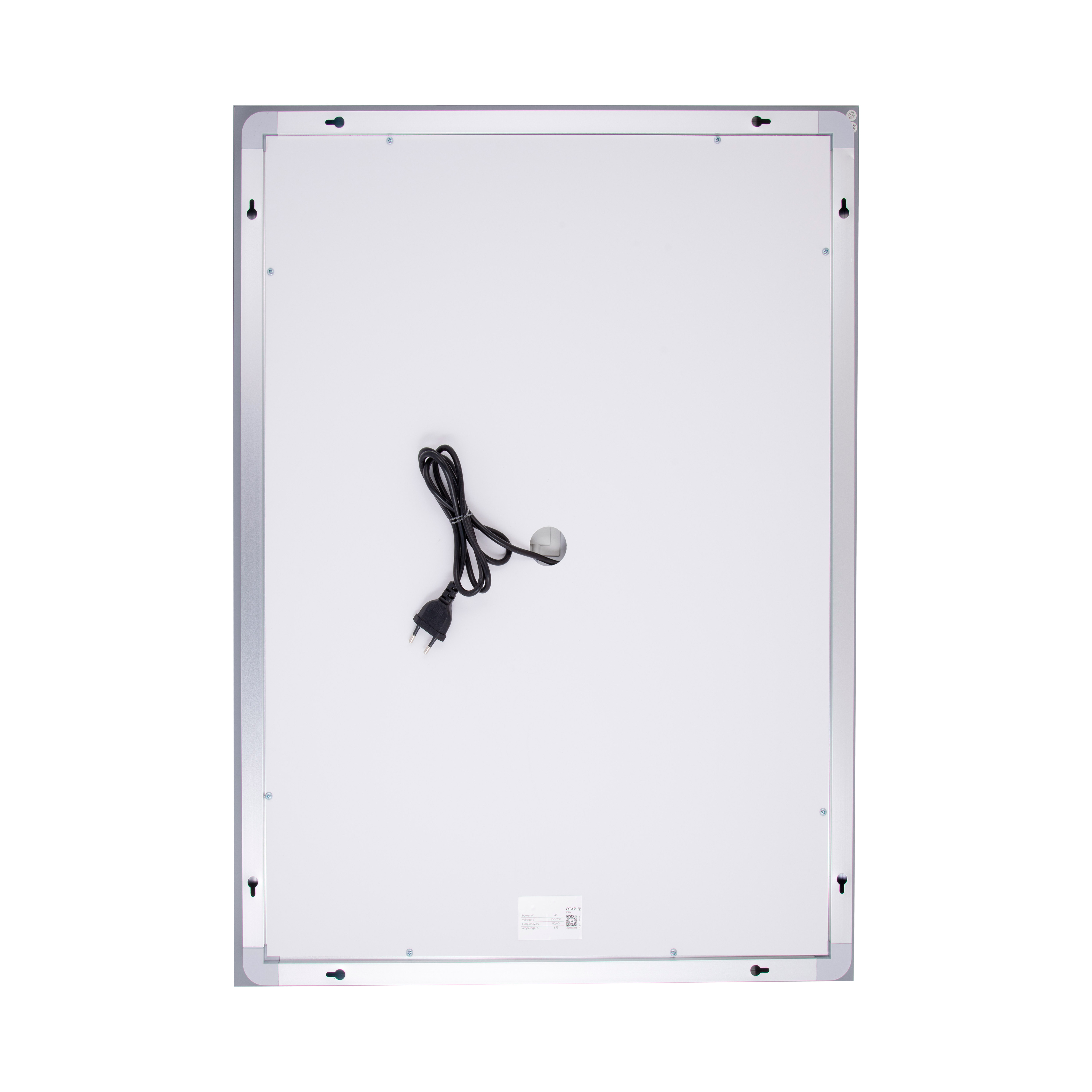 Зеркало Qtap Cardinal (CA2) 600х800 с LED-подсветкой Touch, с антизапотеванием, с диммером, рег. темп. цвета (3000-6500K) QT0478C608048453 — фото6