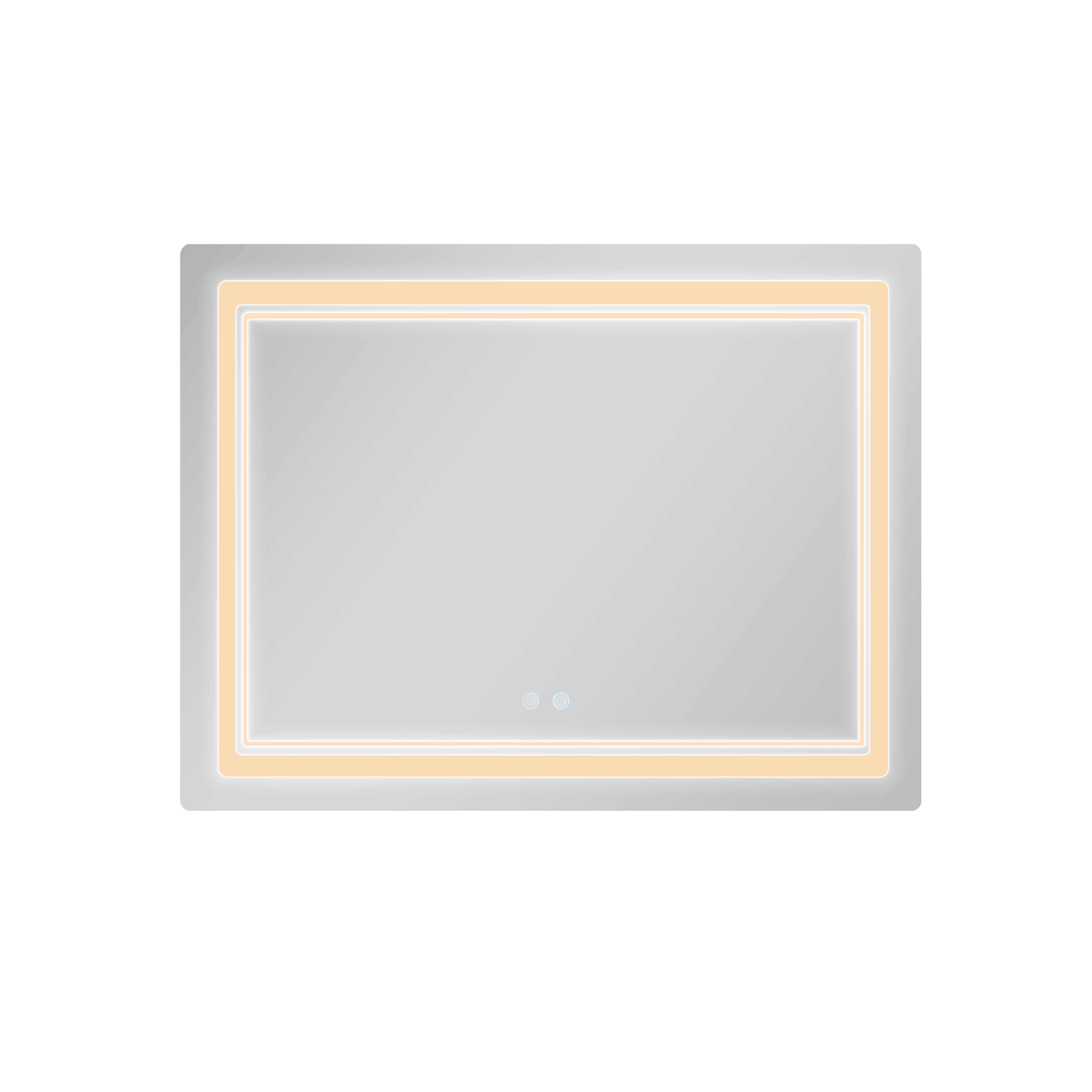 Дзеркало Qtap Cardinal (CA2) 1000х800 з LED-підсвічуванням Touch, з антизапотіванням, з димером, рег. темп. кольору (3000-6500K) QT0478C1008048455 — фото5