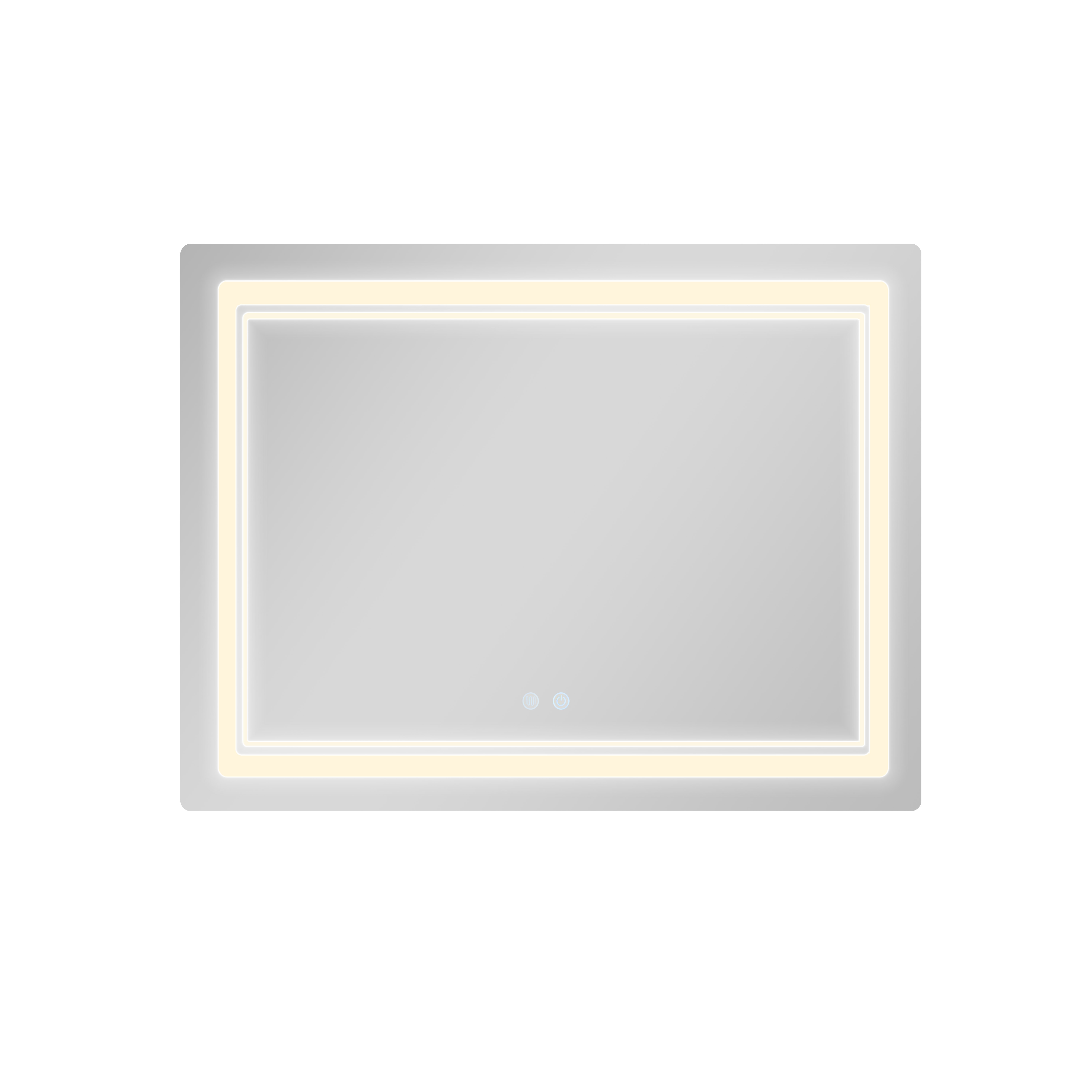 Дзеркало Qtap Cardinal (CA2) 1000х800 з LED-підсвічуванням Touch, з антизапотіванням, з димером, рег. темп. кольору (3000-6500K) QT0478C1008048455 — фото6