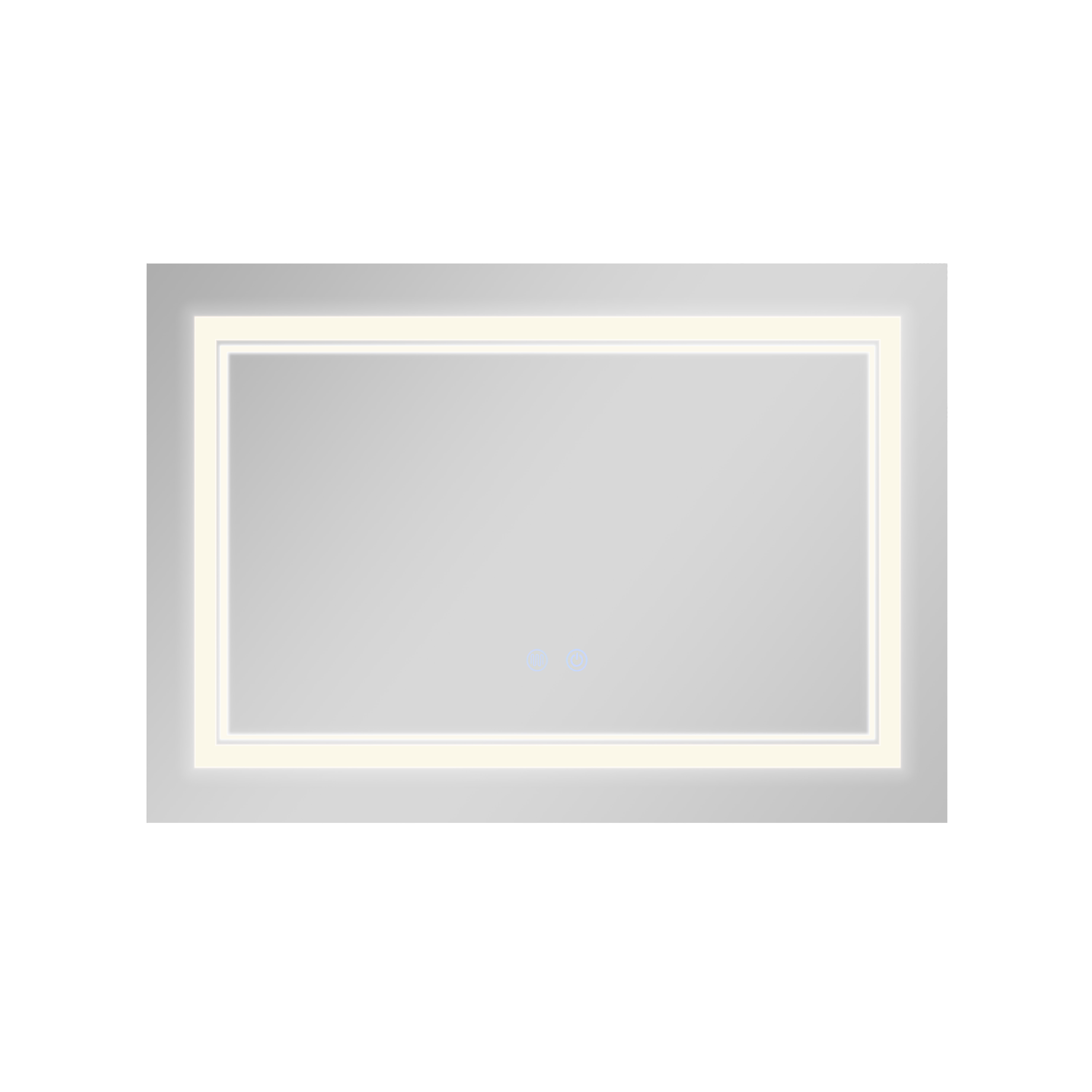 Зеркало Qtap Cardinal (CA1) 800х600 с LED-подсветкой Touch, с антизапотеванием, с диммером, рег. темп. цвета (3000-6500K) QT0478C8060 — фото6