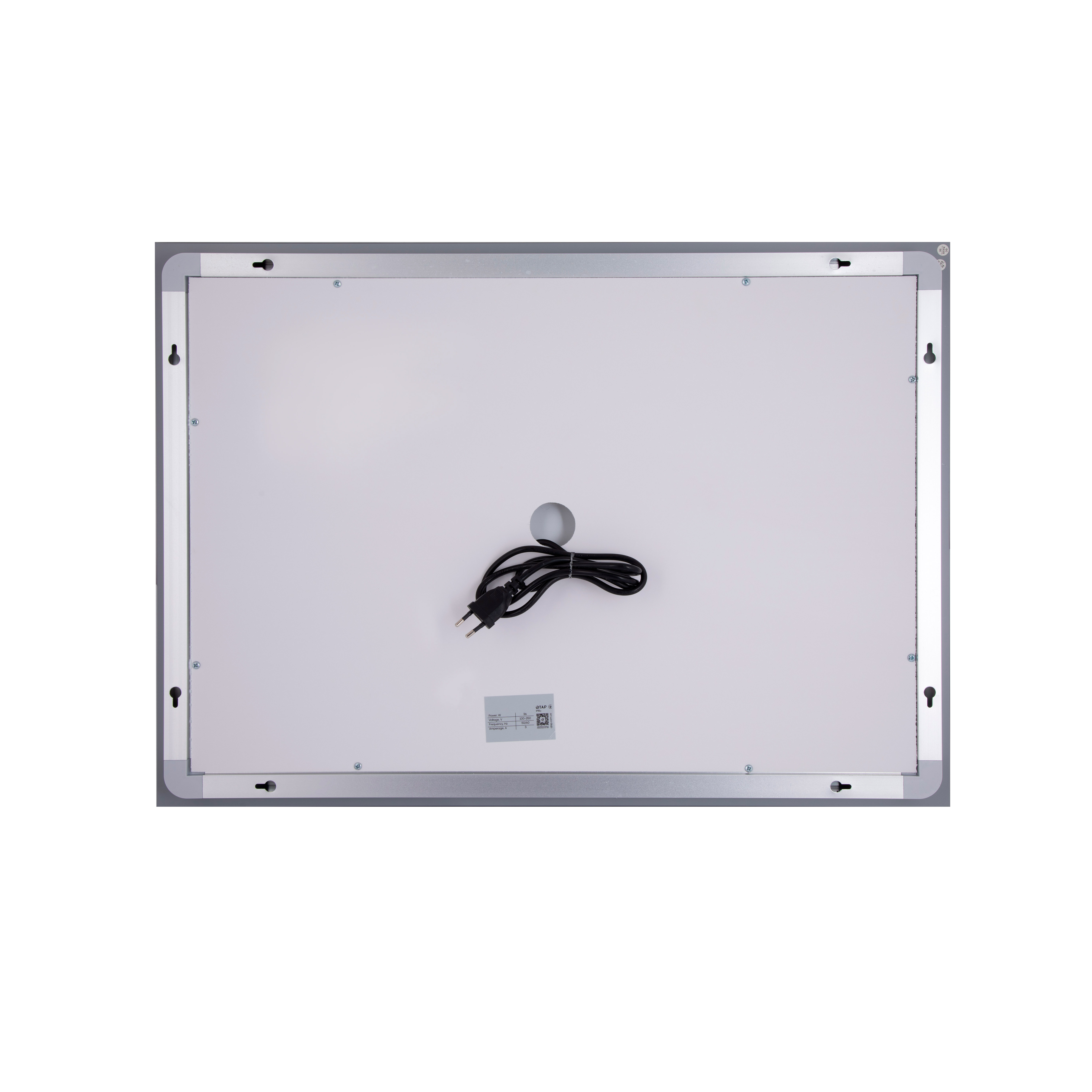 Зеркало Qtap Cardinal (CA1) 800х600 с LED-подсветкой Touch, с антизапотеванием, с диммером, рег. темп. цвета (3000-6500K) QT0478C8060 — фото10