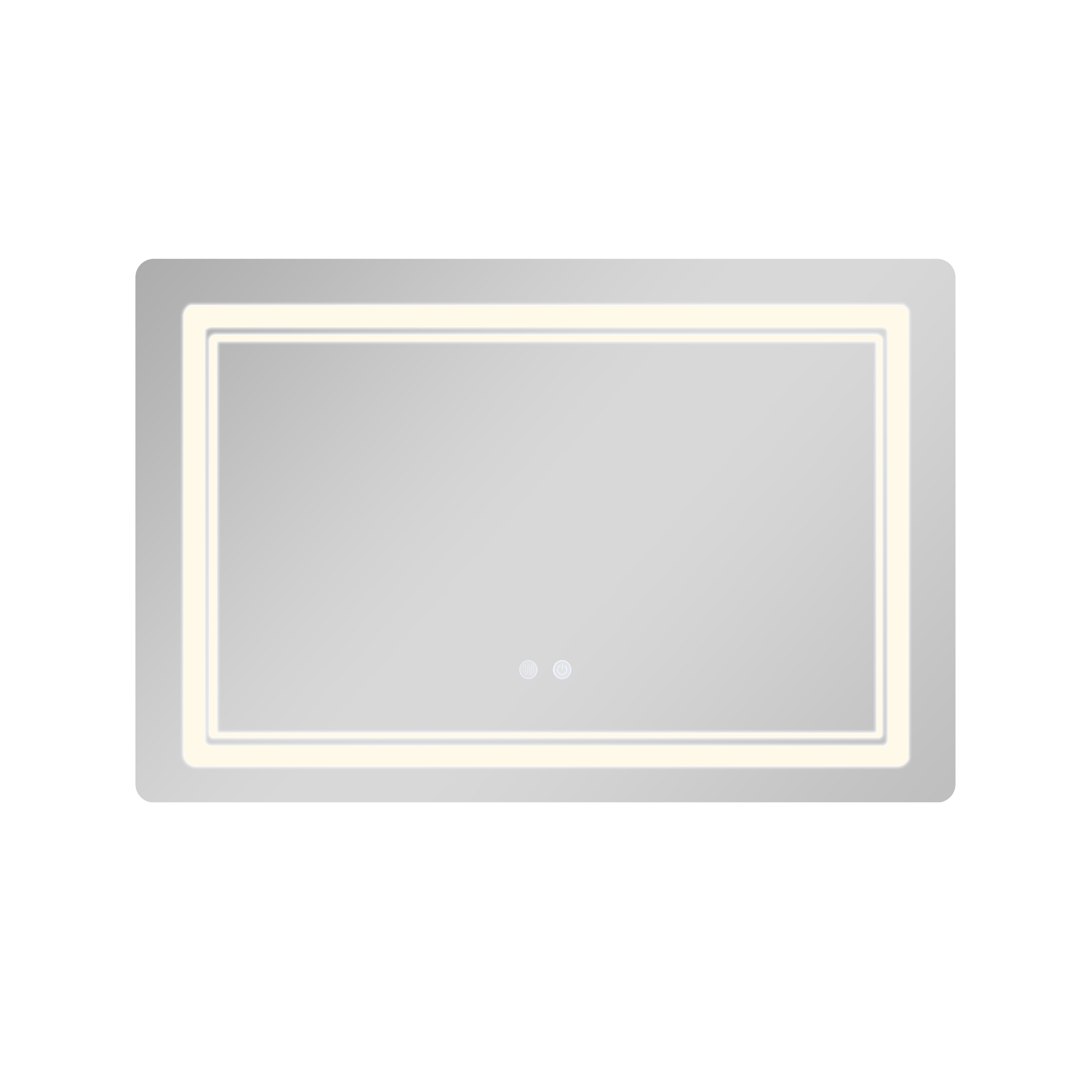 Зеркало Qtap Cardinal (CA2) 800х600 с LED-подсветкой Touch, с антизапотеванием, с диммером, рег. темп. цвета (3000-6500K) QT0478C806048457 — фото6