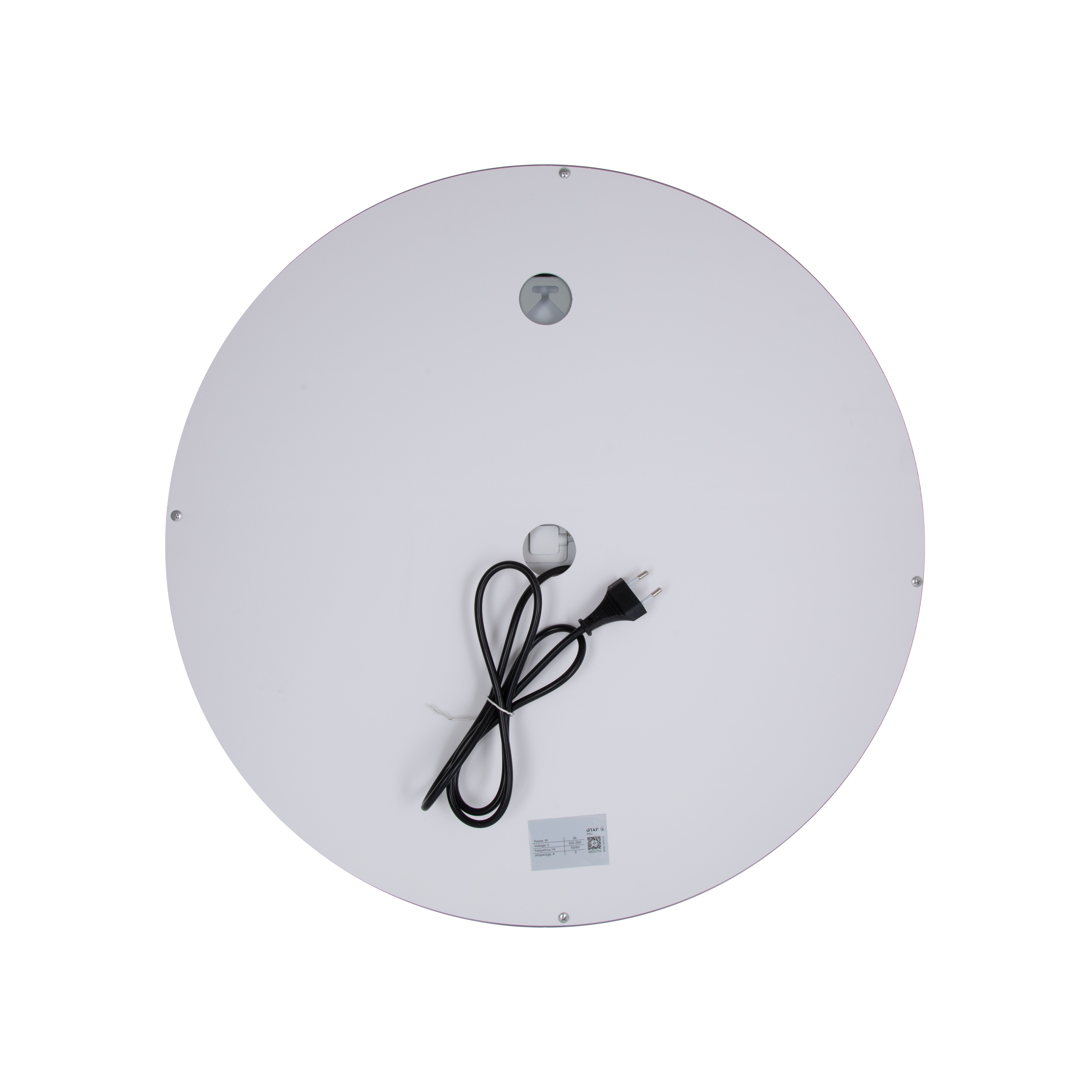 Дзеркало Qtap Mideya (MI6) R700 з LED-підсвічуванням Touch, з антизапотіванням, димером, рег. яскравості QT2078NCR7070W — фото5