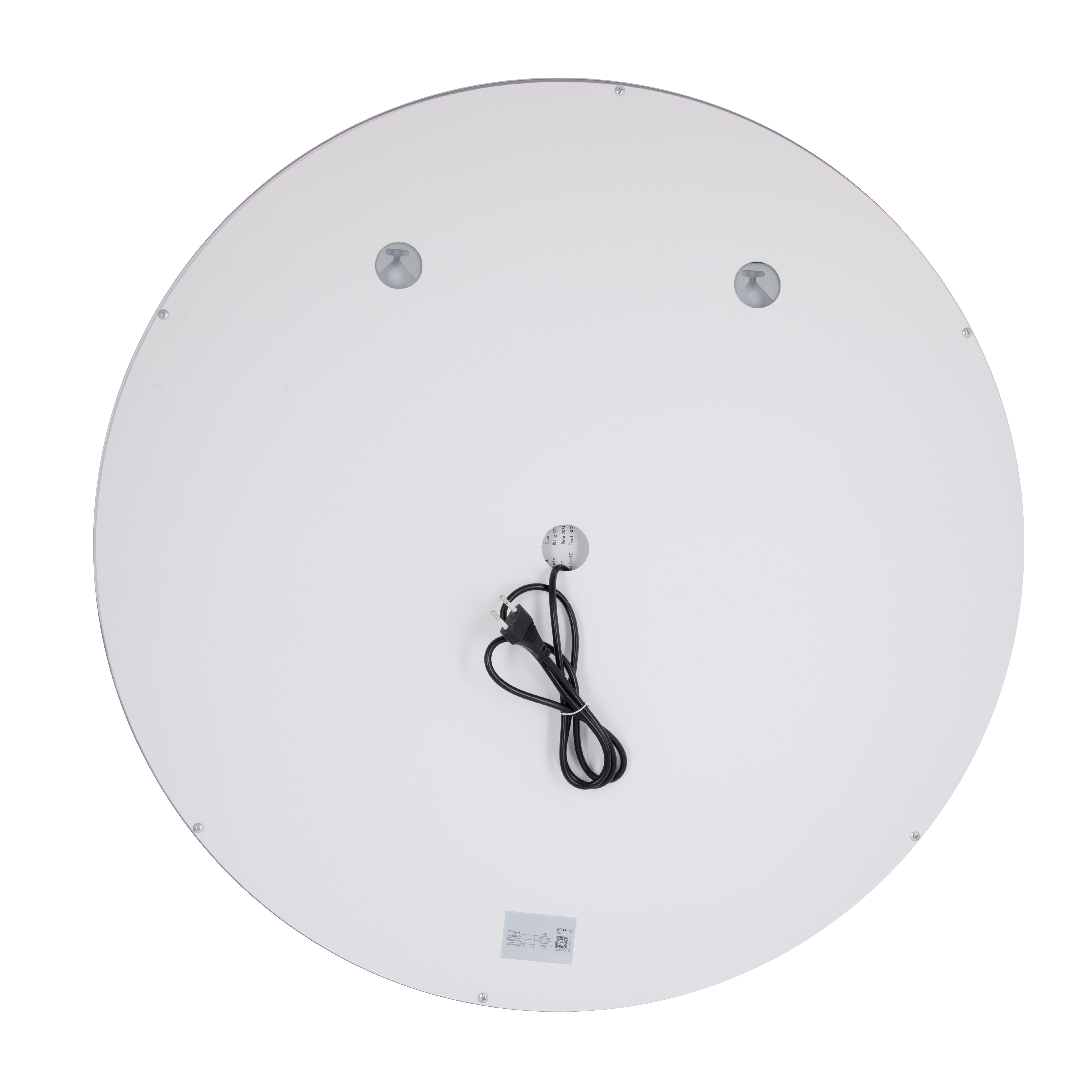 Дзеркало Qtap Mideya (MI6) R900 з LED-підсвічуванням Touch, з антизапотіванням, димером, рег. яскравості QT2078NCR9090W — фото5