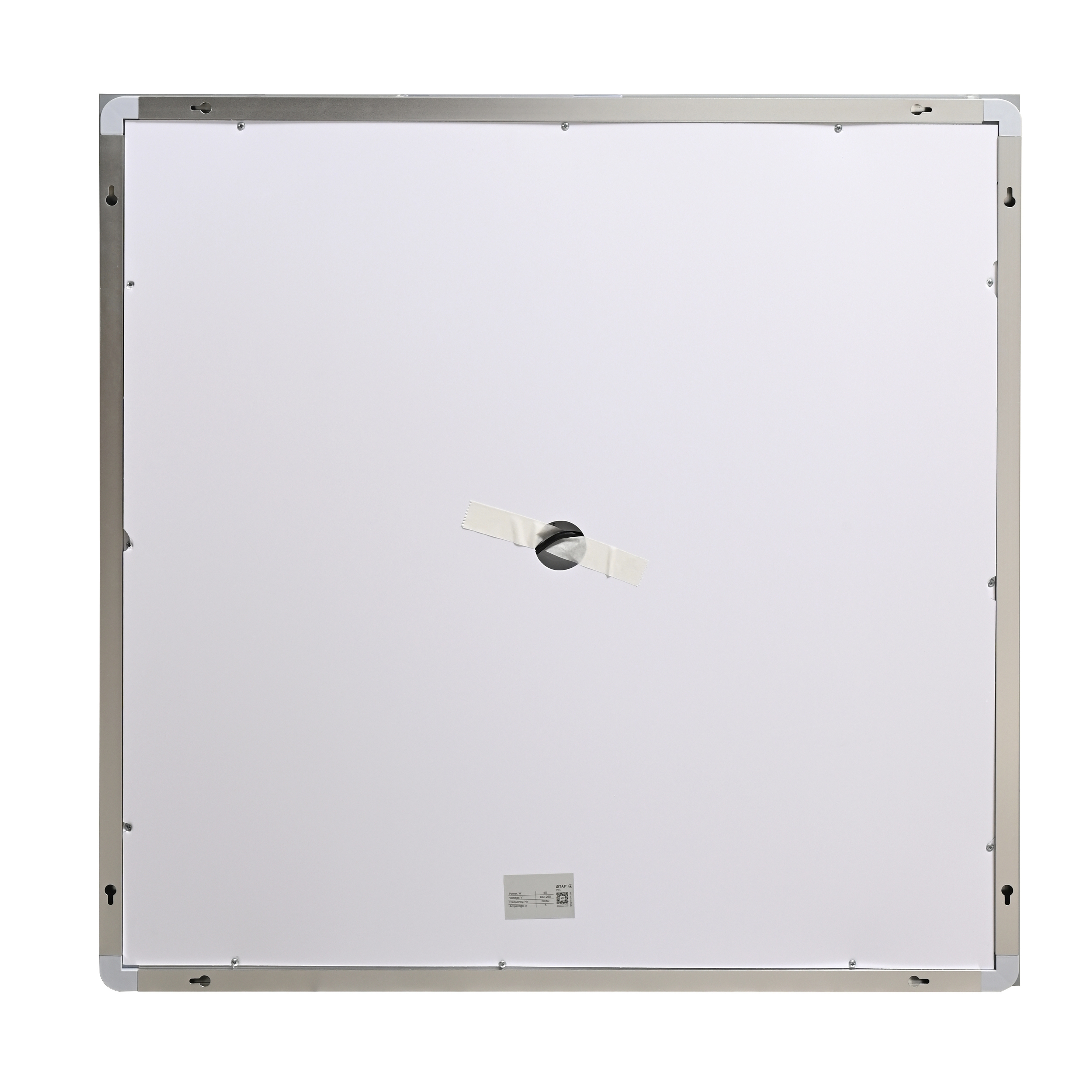 Дзеркало Qtap Mideya (MI1) 800x800 з LED-підсвічуванням Touch, з антизапотіванням, димером, рег. яскравості QT2078NCF808048477 — фото6