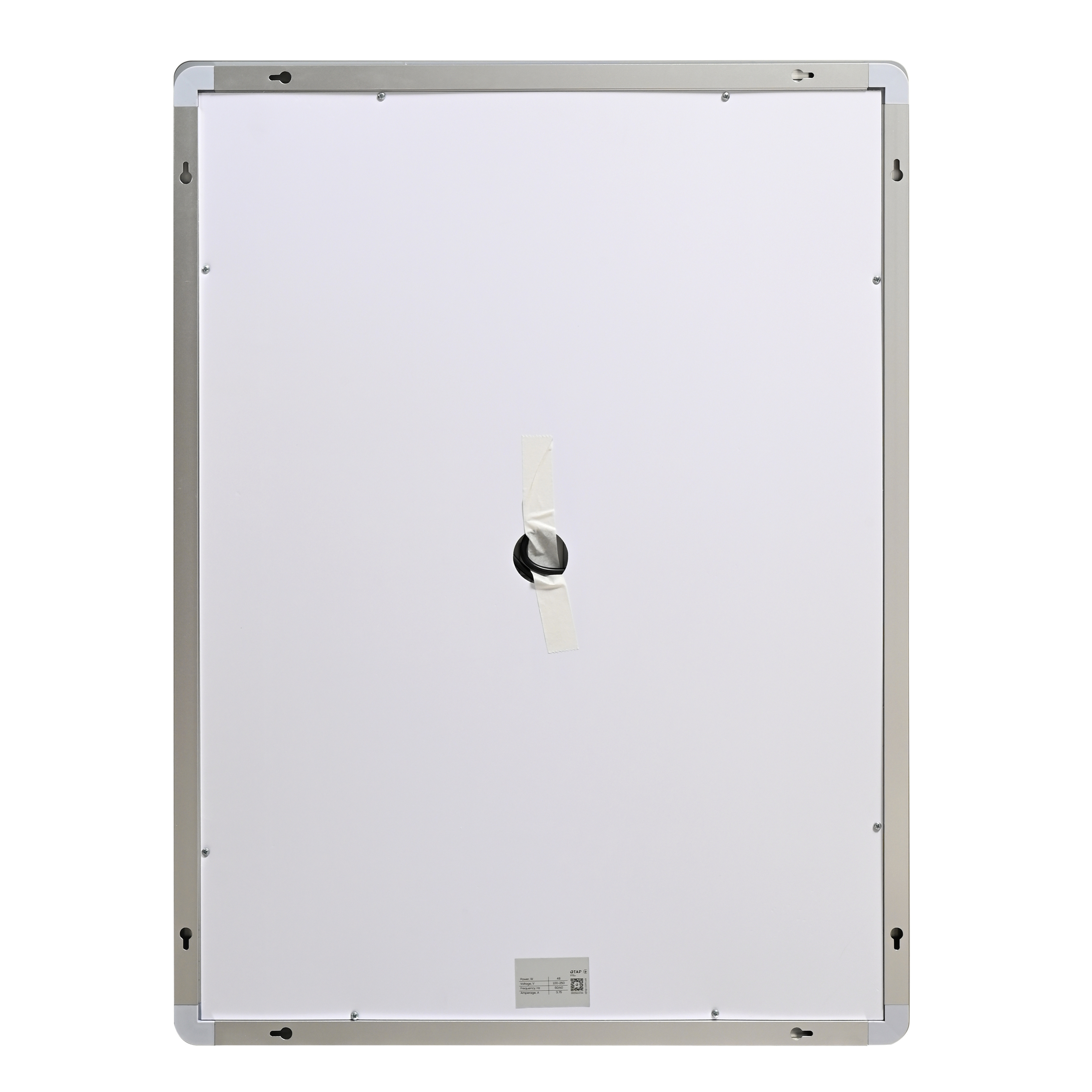 Дзеркало Qtap Mideya (MI2) 600х800 з LED-підсвічуванням Touch, з антизапотіванням, димером, рег. яскравості QT2078F6080 — фото6