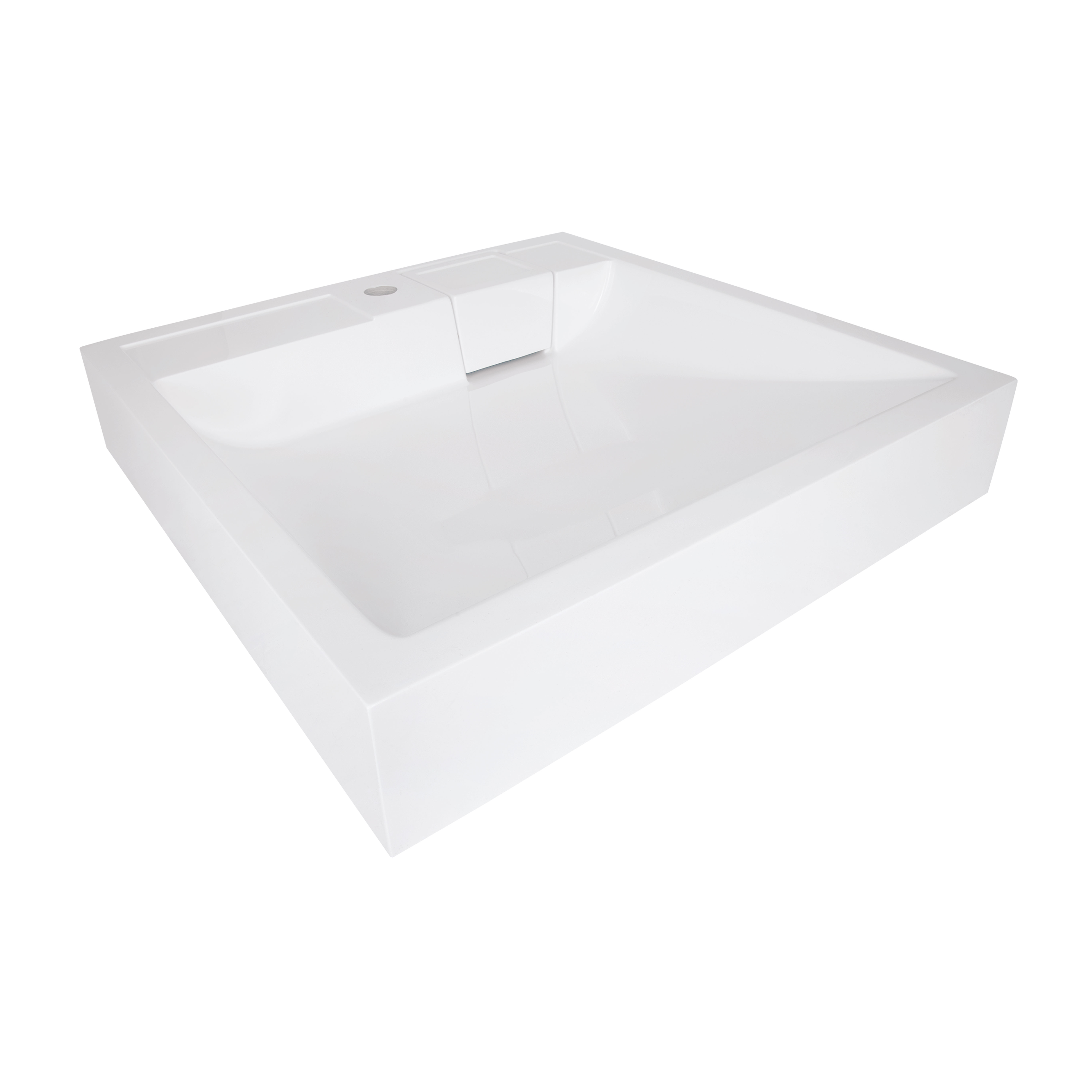Раковина на пральну машину Qtap Arvin 595x595x115 мм, White QTARV2365WHI48575
